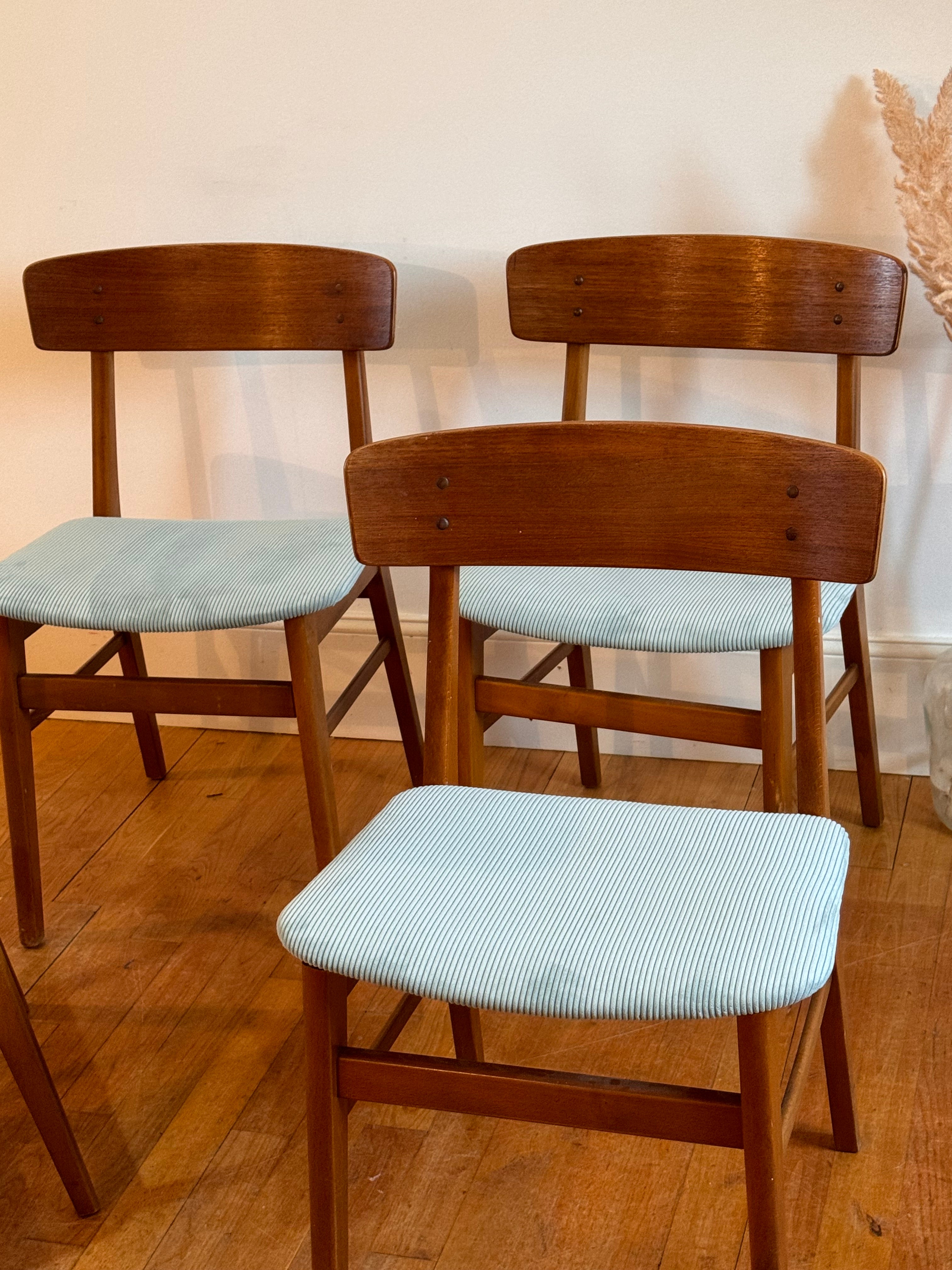 Chaise scandinave vintage Liva - Farstrup 211