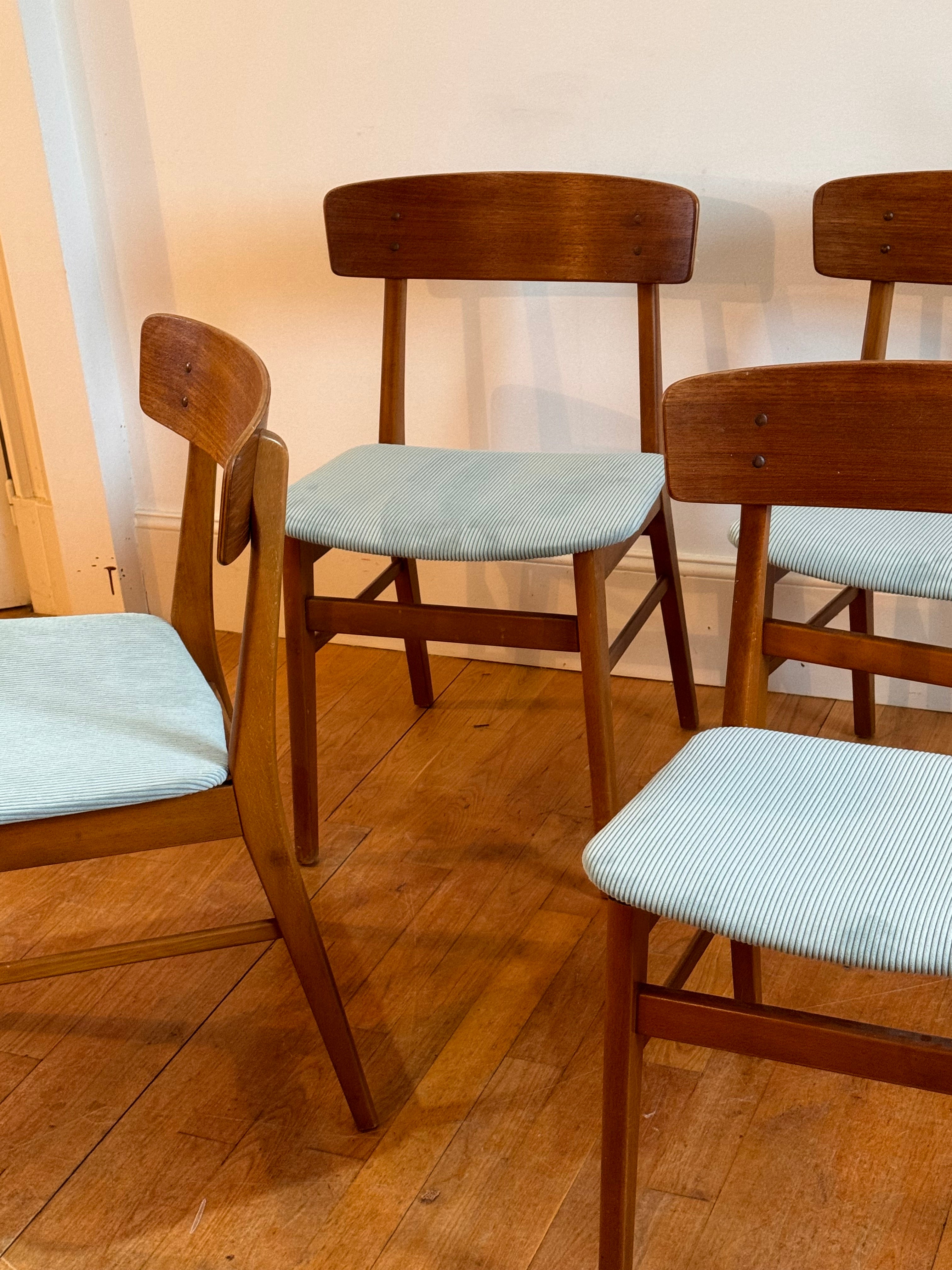 Chaise scandinave vintage Liva - Farstrup 211