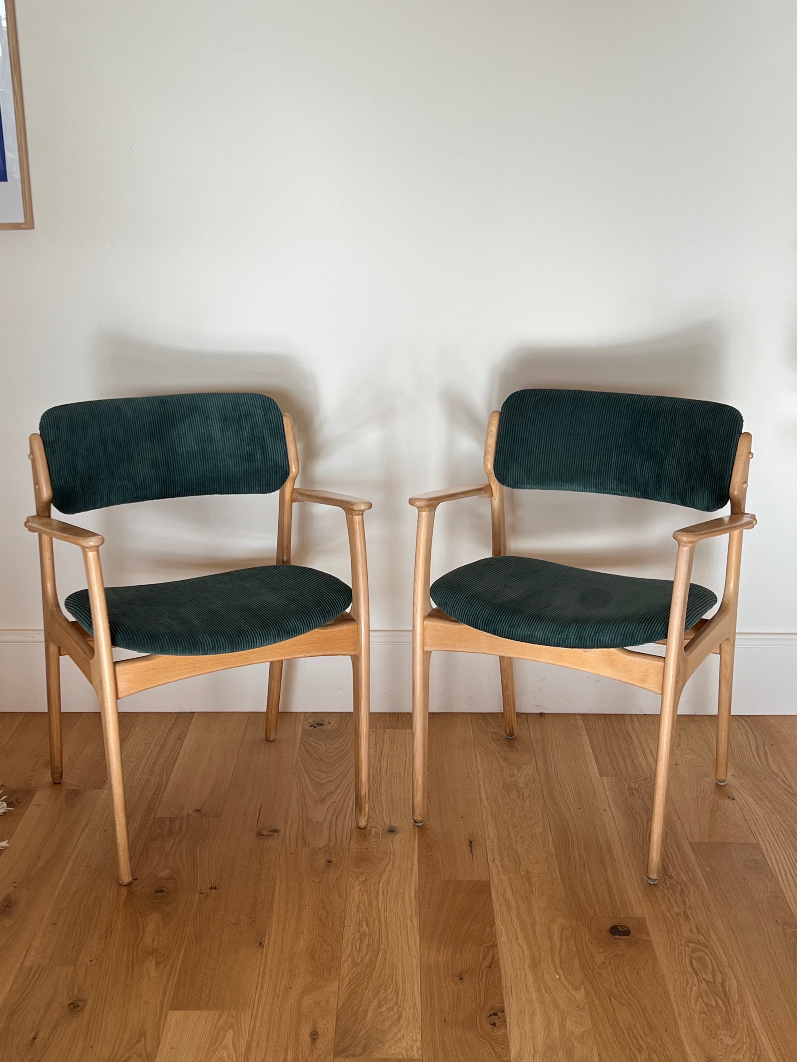Fauteuil danois vintage “Modèle 50” – Erik Buch pour O.D. Møbler, années 60 (2 disponibles)