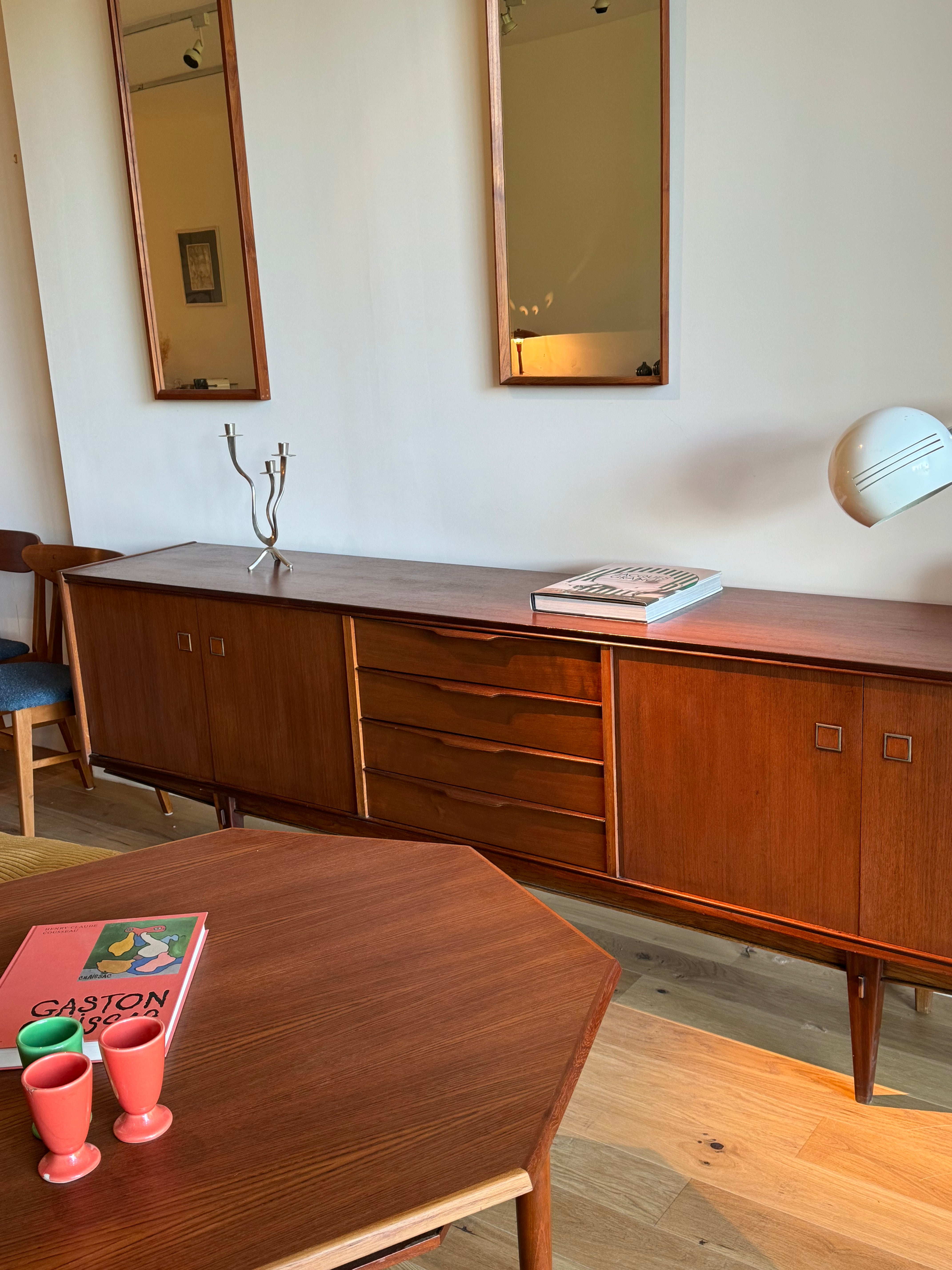 Enfilade scandinave vintage en teck années 1960 "Smilla"