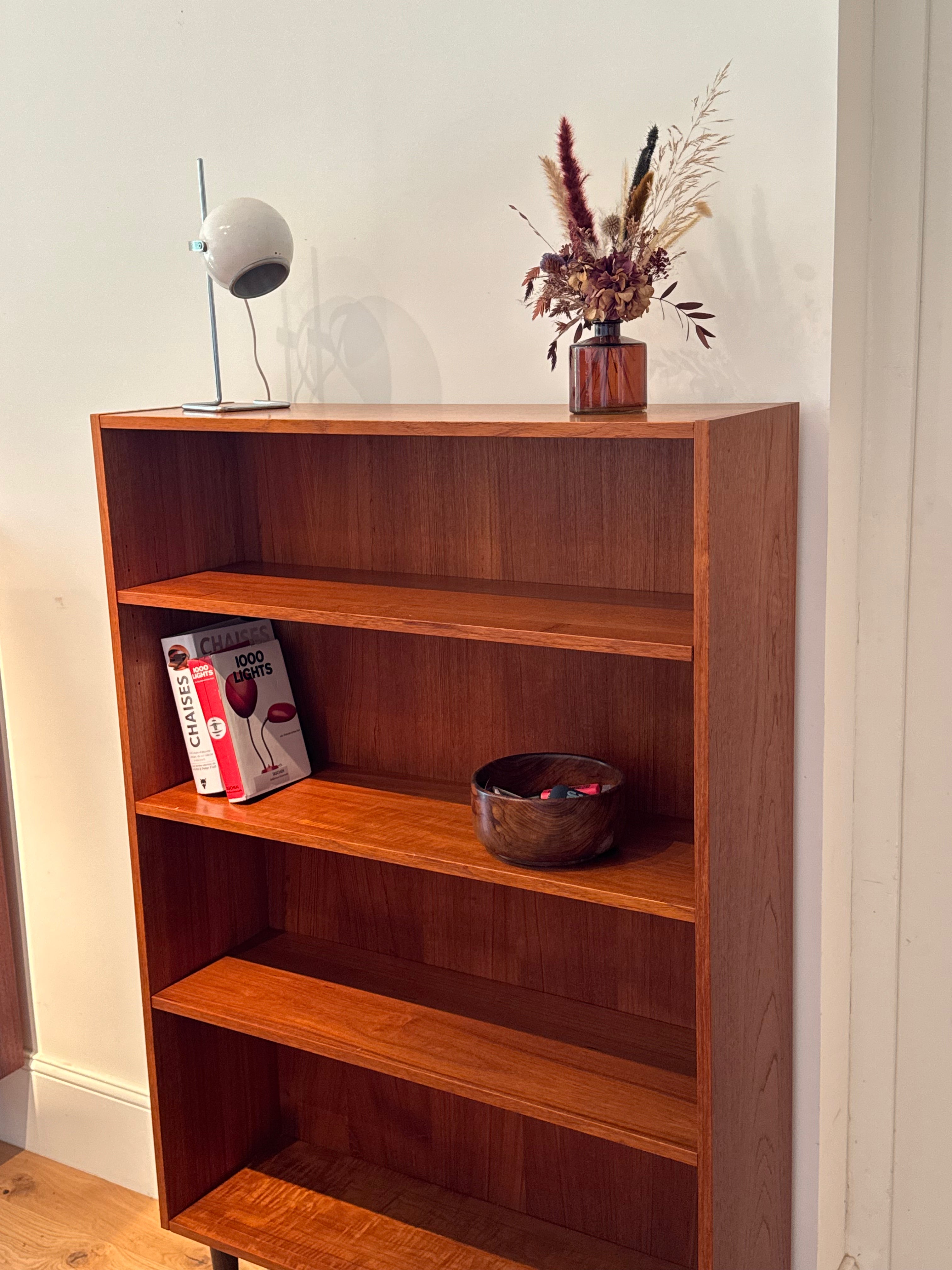 Bibliothèque scandinave vintage en teck « Liv »