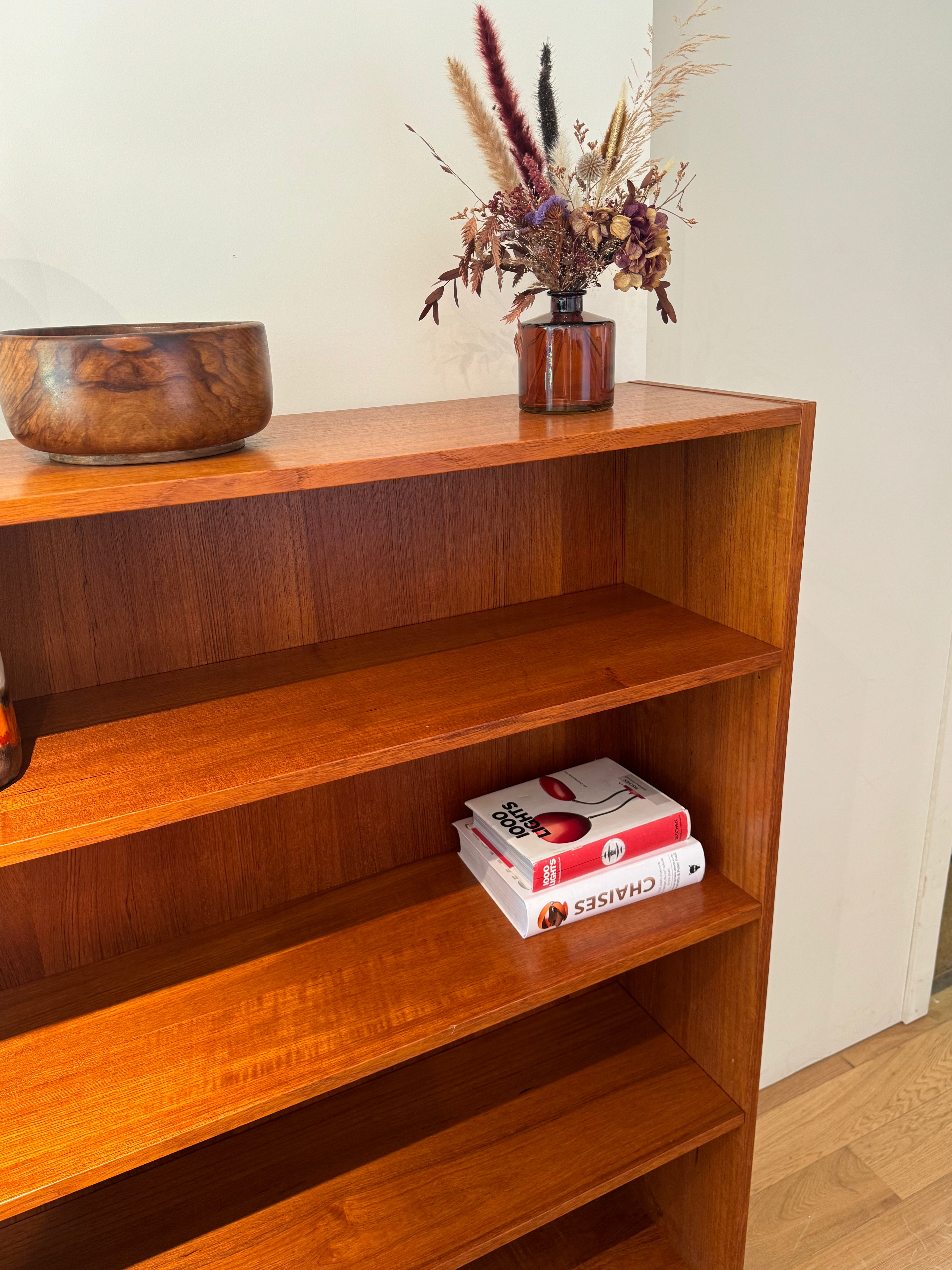 Bibliothèque scandinave vintage en teck « Liv »