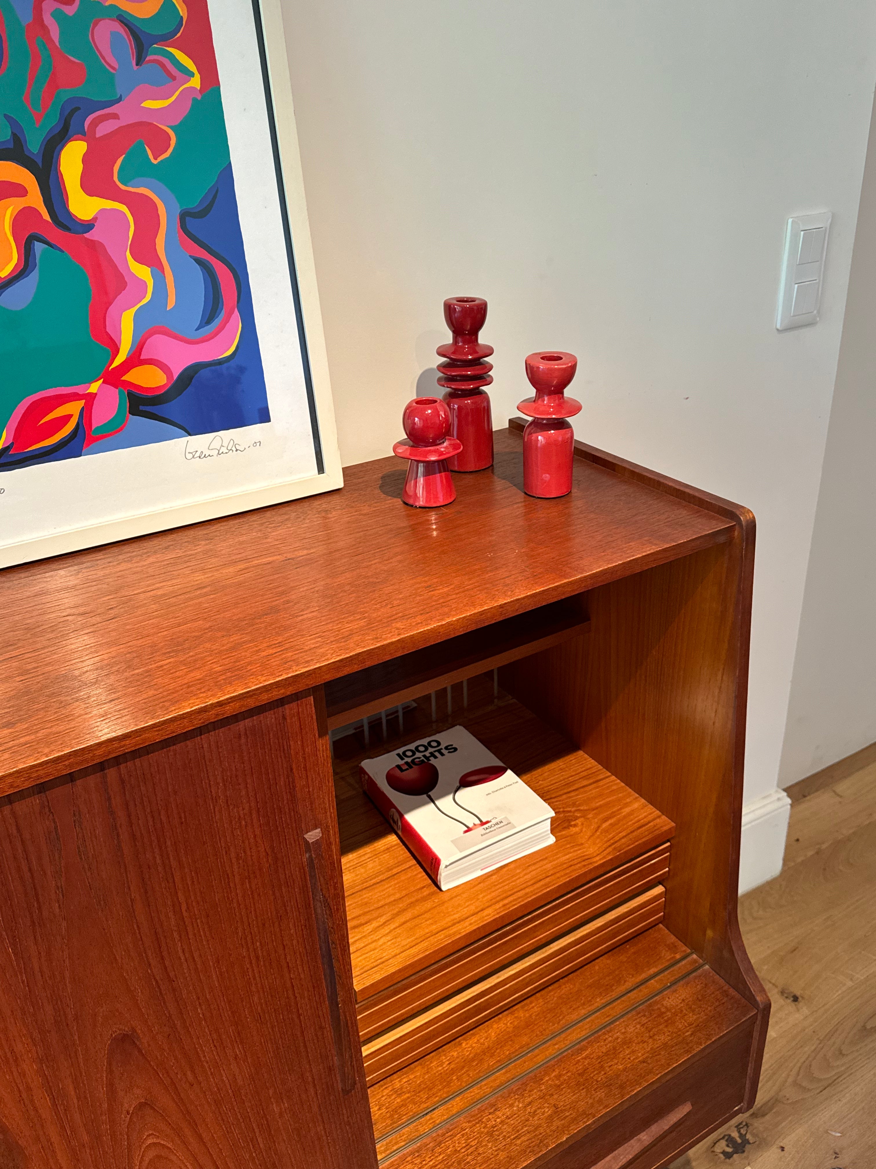 Petit buffet scandinave vintage en teck "Mads"