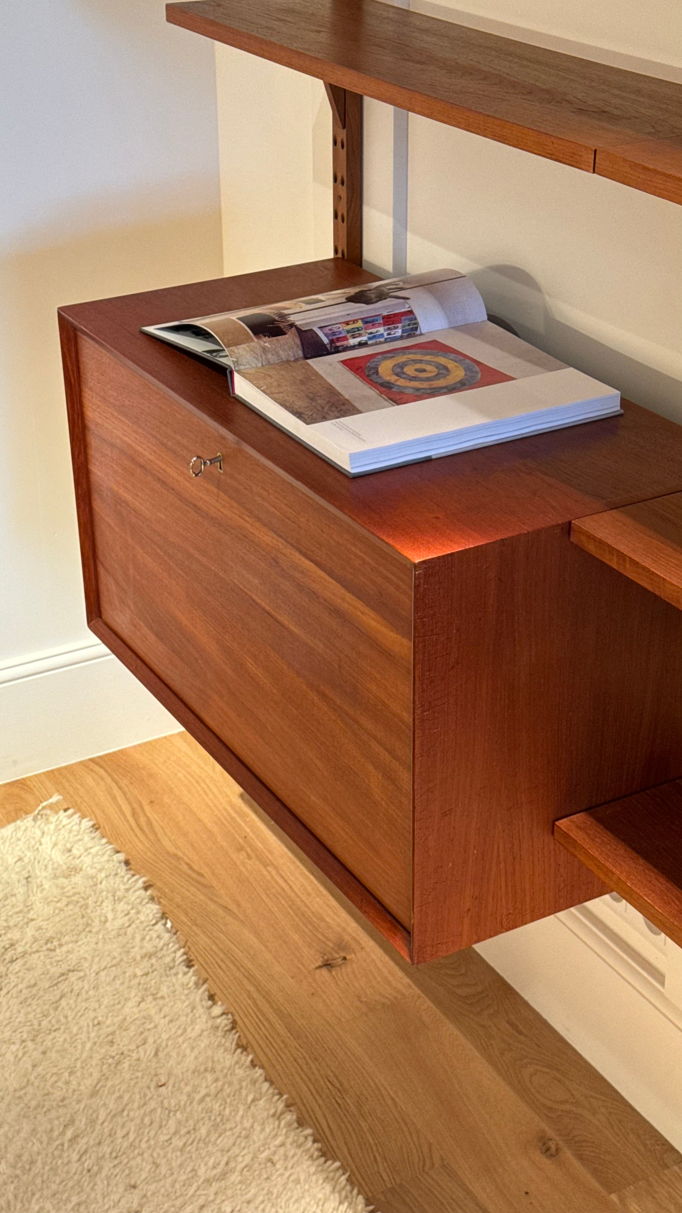 Bibliothèque scandinave vintage Poul Cadovius pour Cado.