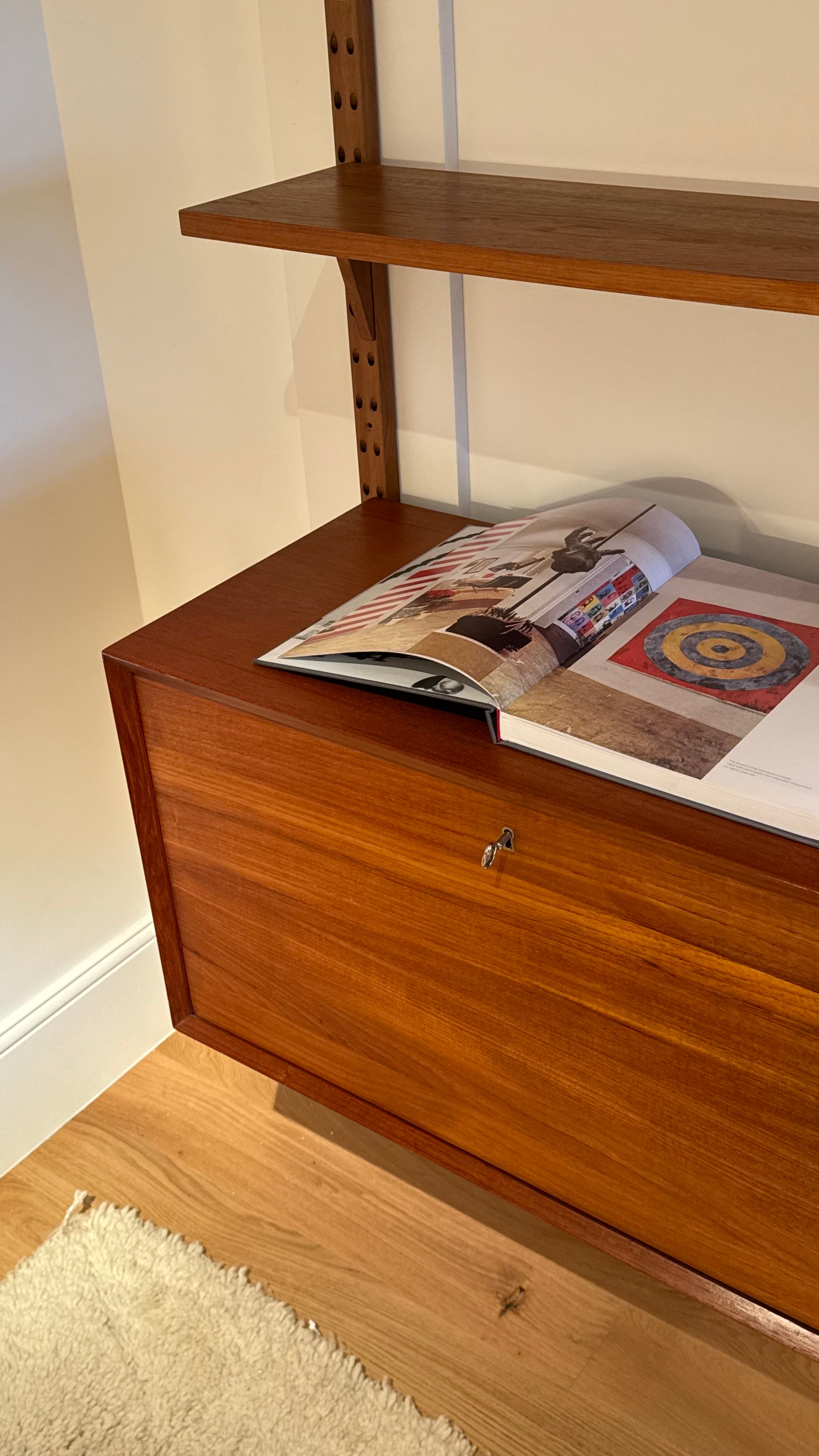 Bibliothèque scandinave vintage Poul Cadovius pour Cado.