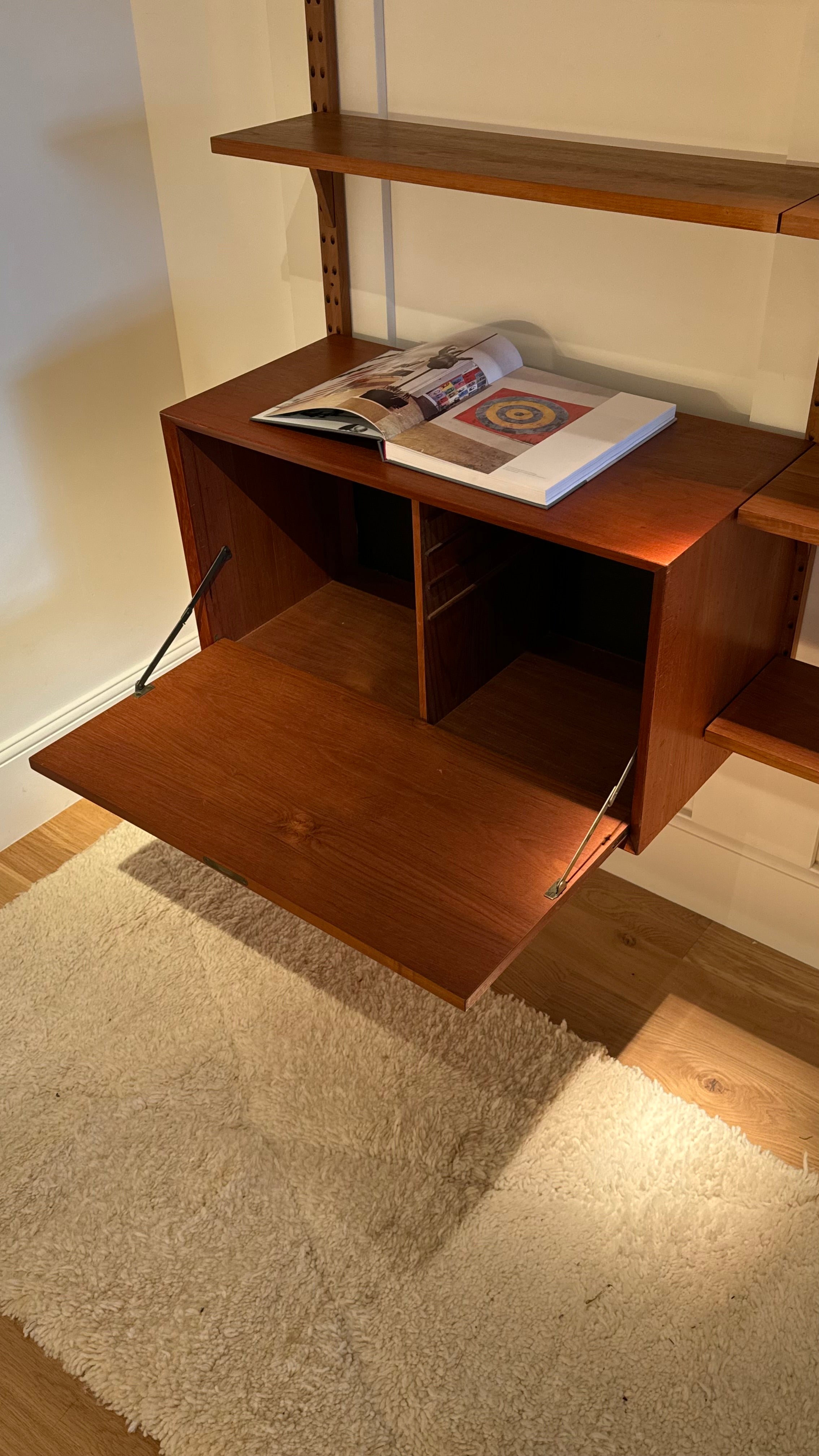 Bibliothèque scandinave vintage Poul Cadovius pour Cado.