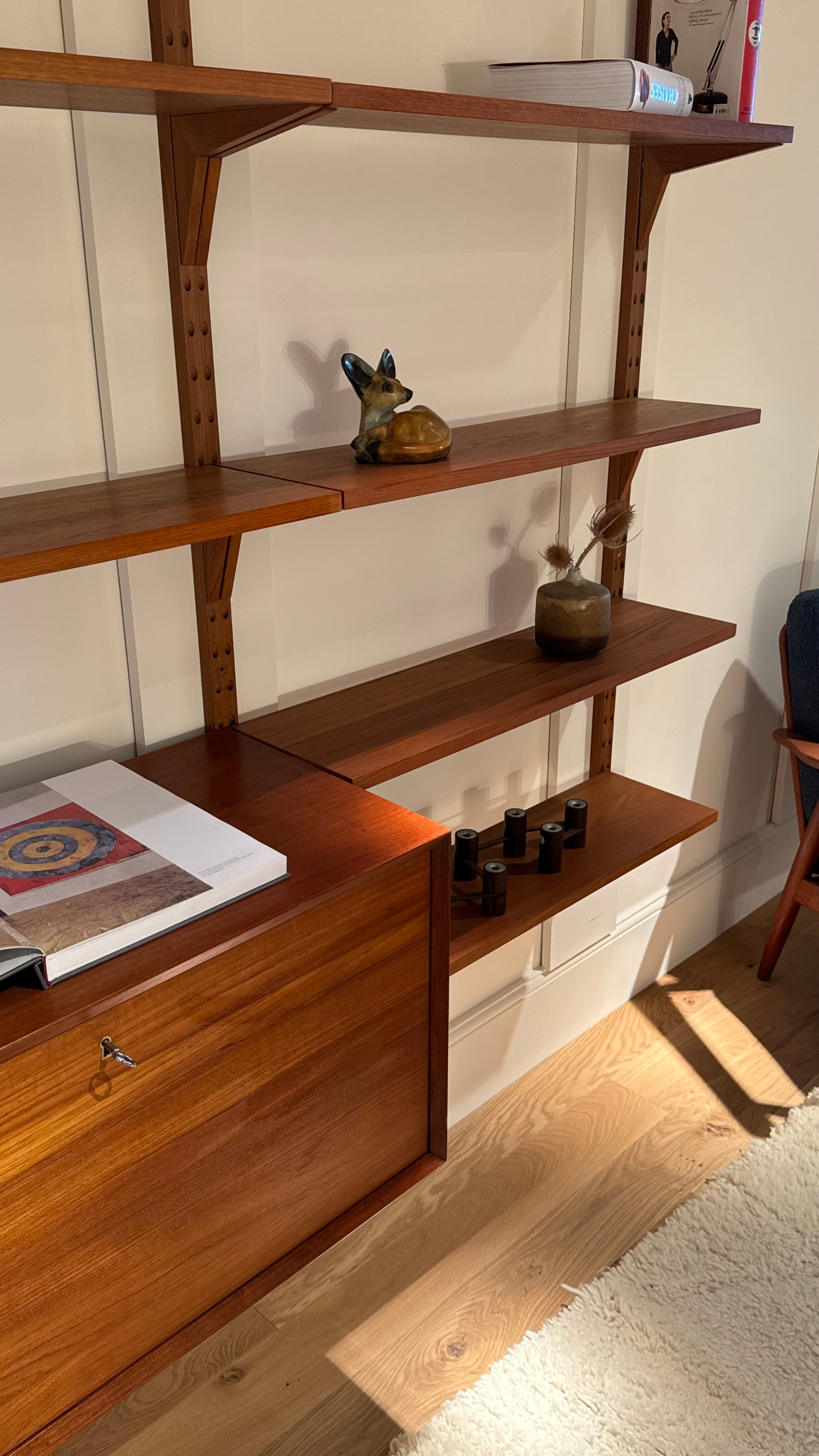 Bibliothèque scandinave vintage Poul Cadovius pour Cado.