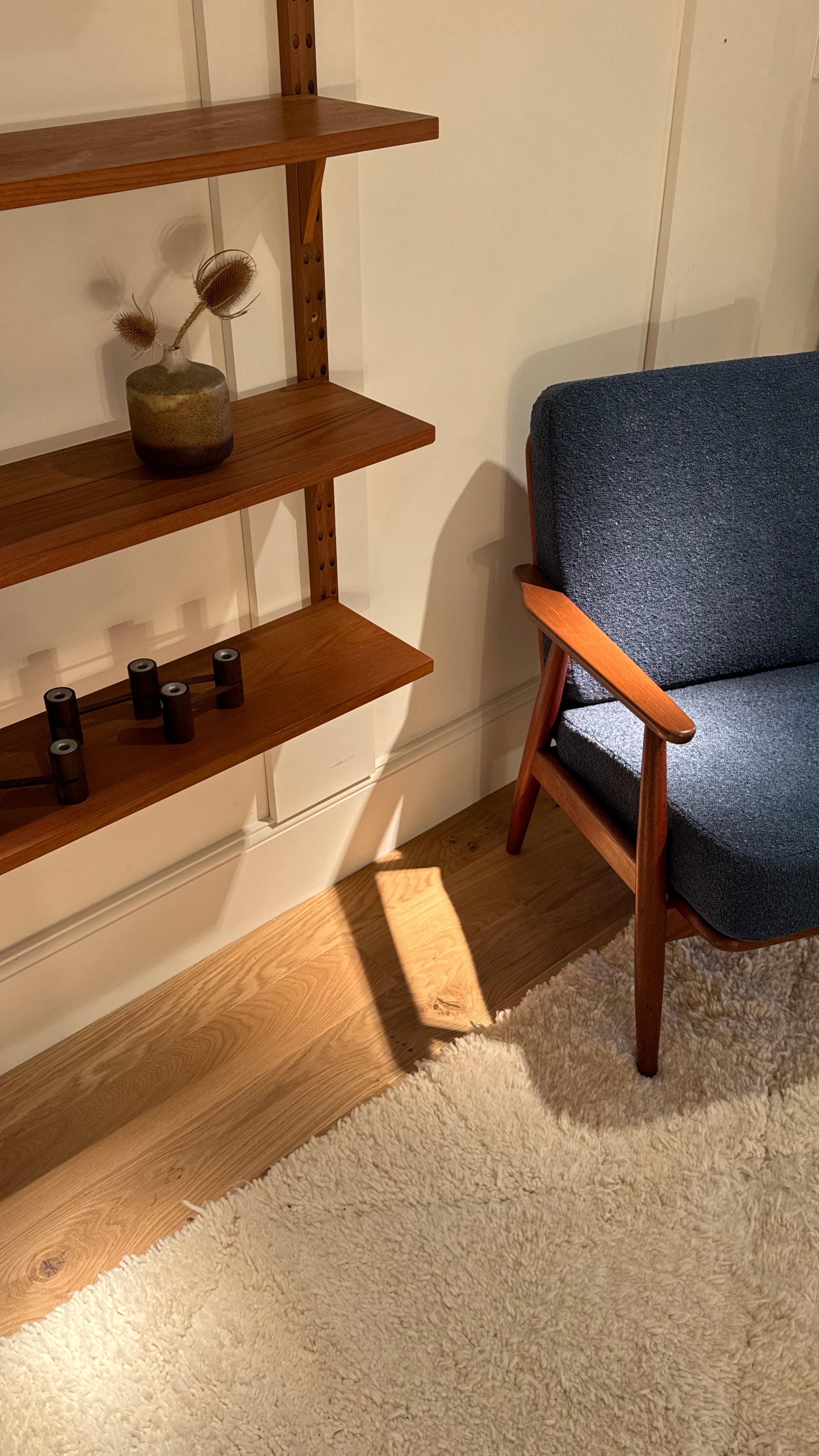 Bibliothèque scandinave vintage Poul Cadovius pour Cado.