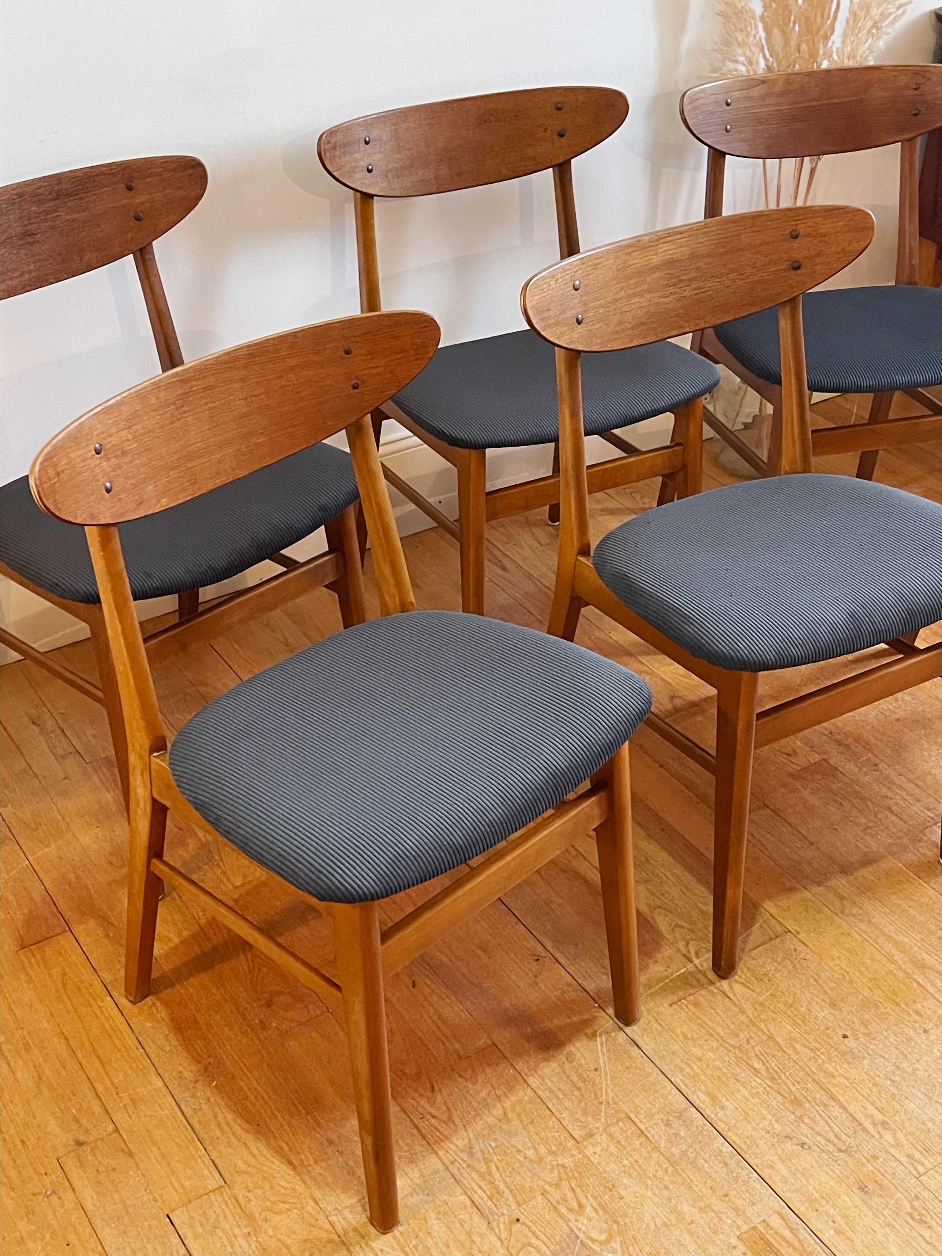 Précommande | Chaises scandinaves vintage Farstrup 210 "Alma" personnalisables