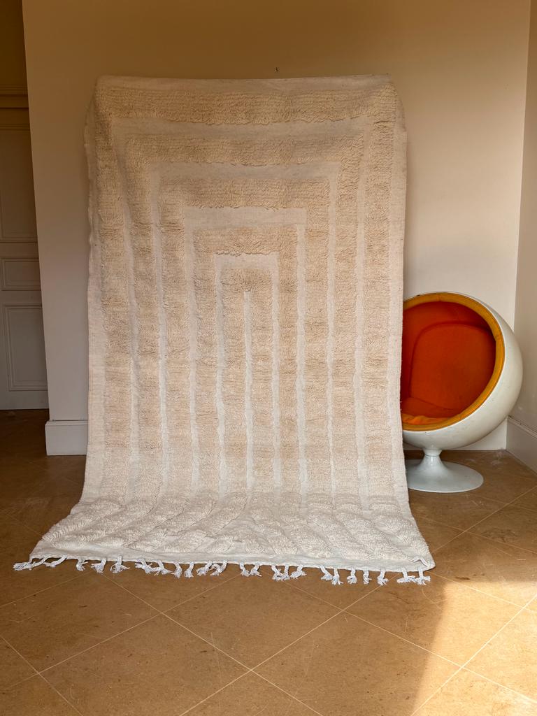Tapis berbère Beni Ouarain 254 x 151 cm "Nabil"