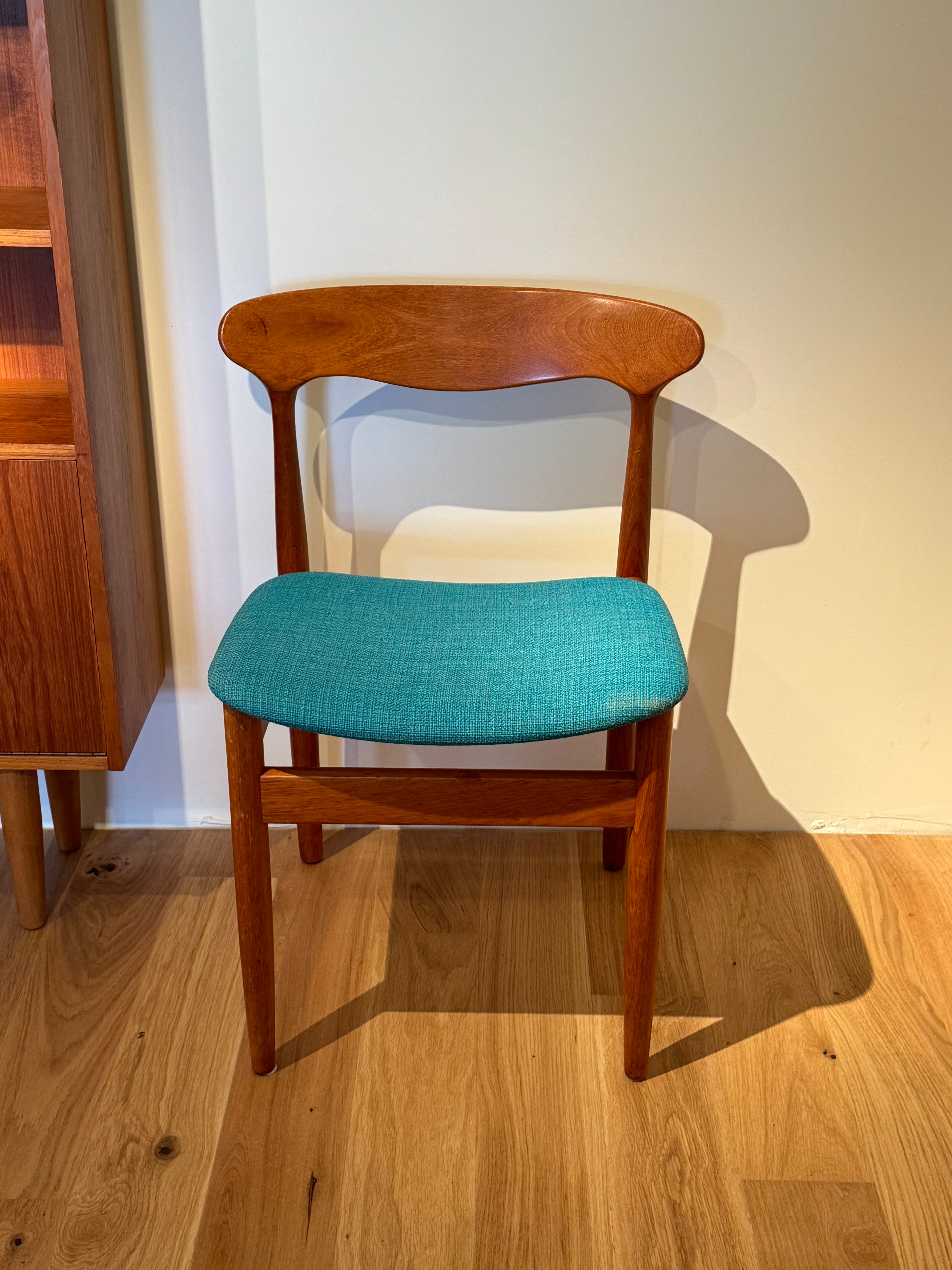 Chaise de bureau scandinaves vintage en chêne massif "Vera" de Farsö Stolefabrik