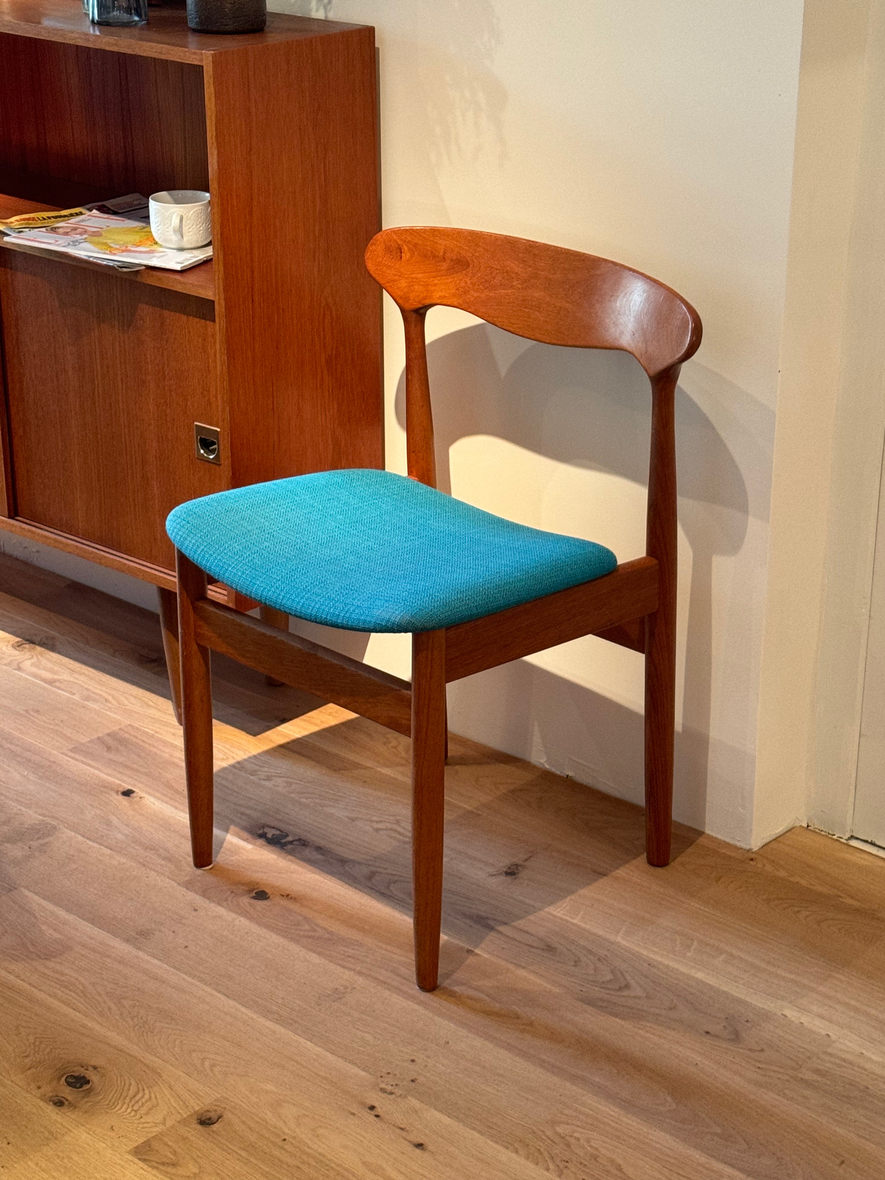 Chaise de bureau scandinaves vintage en chêne massif "Vera" de Farsö Stolefabrik