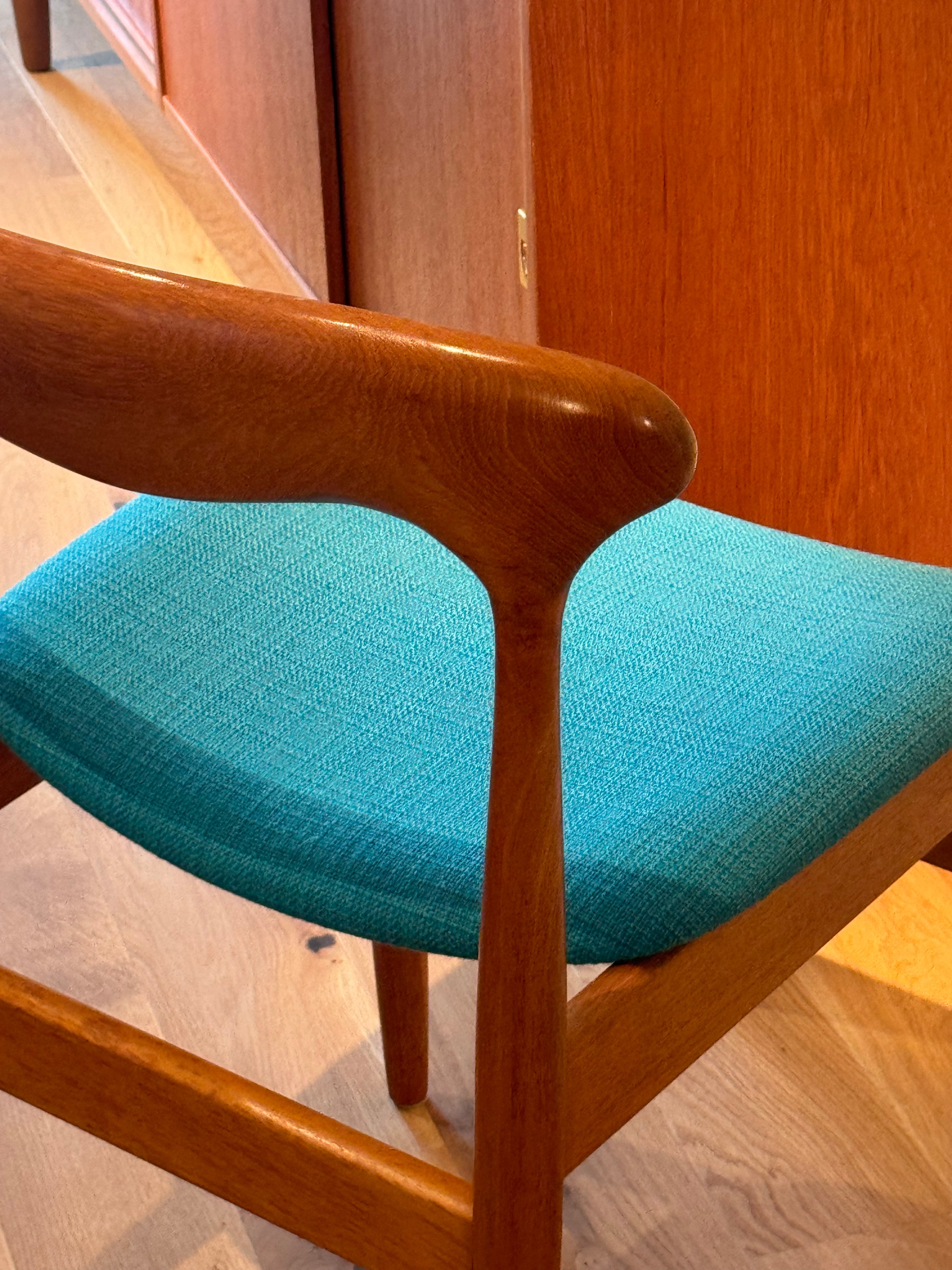 Chaise de bureau scandinaves vintage en chêne massif "Vera" de Farsö Stolefabrik