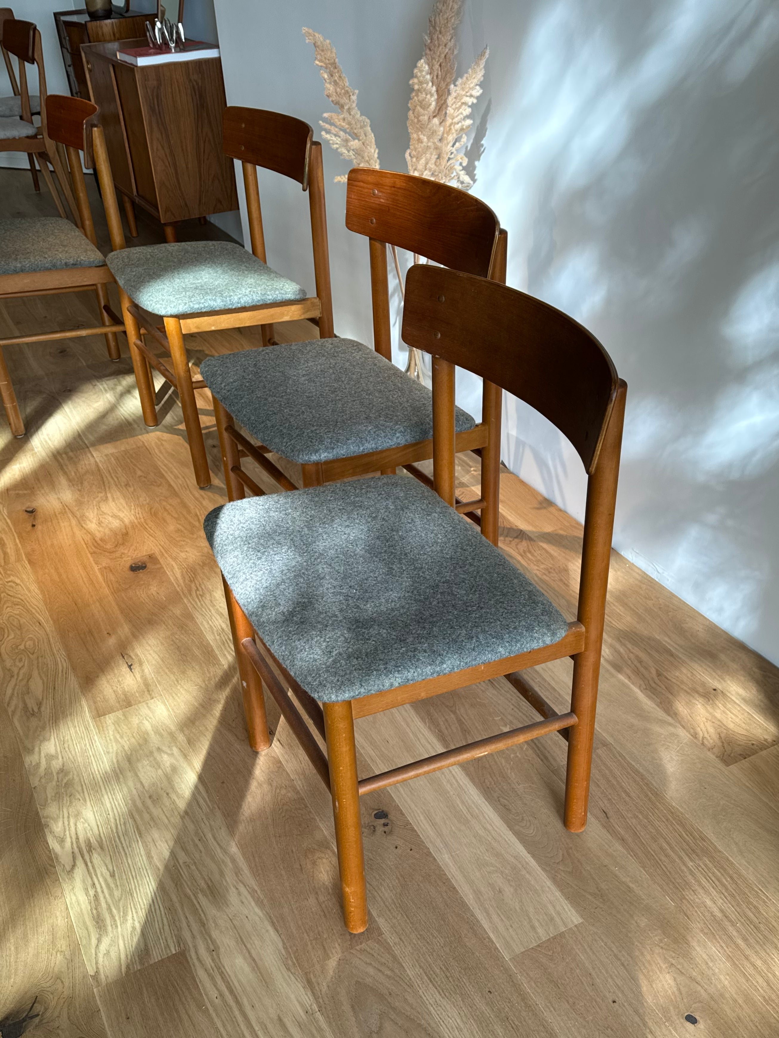 Chaise scandinave vintage en teck « Kirsa »