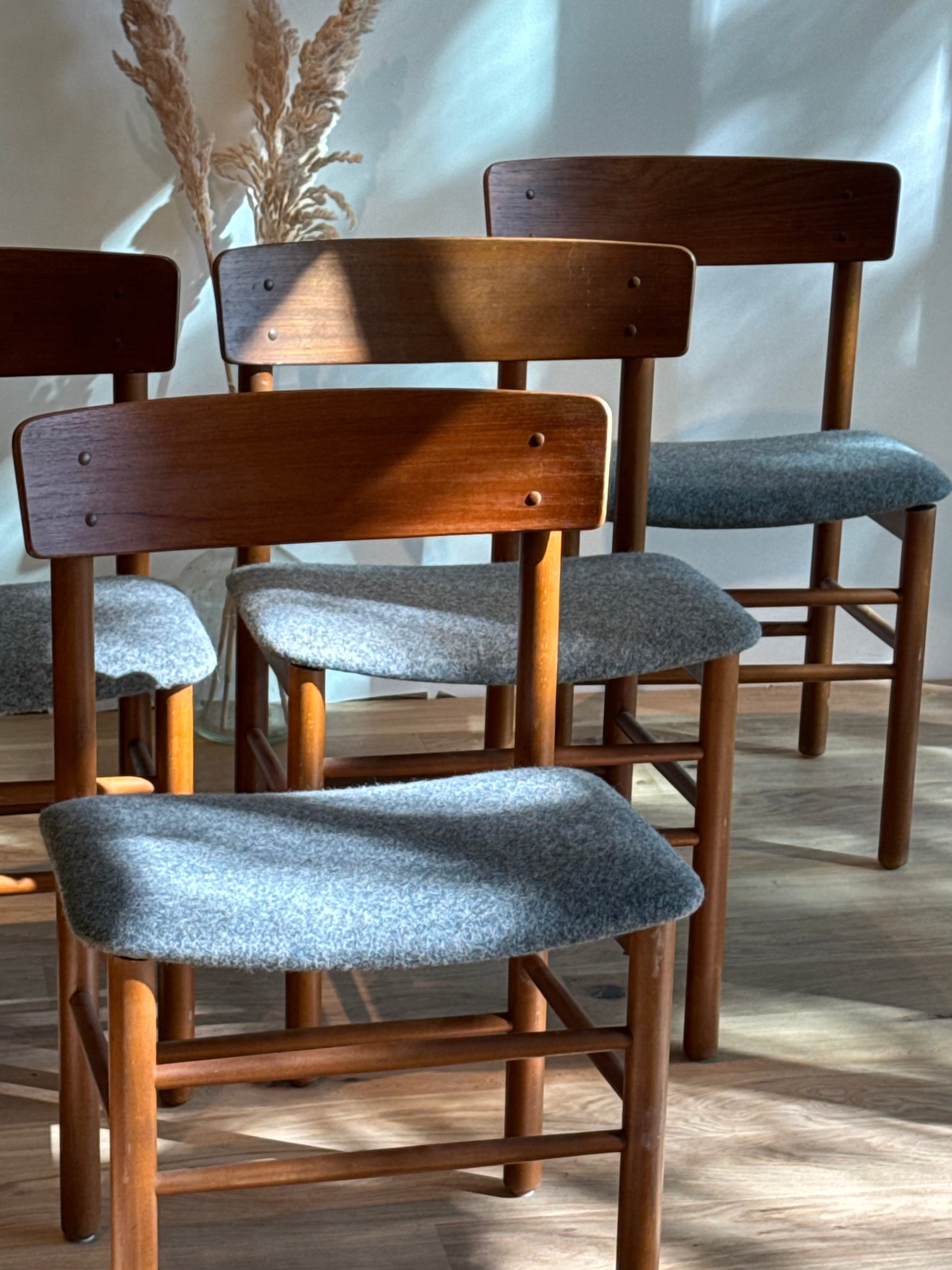 Chaise scandinave vintage en teck « Kirsa »