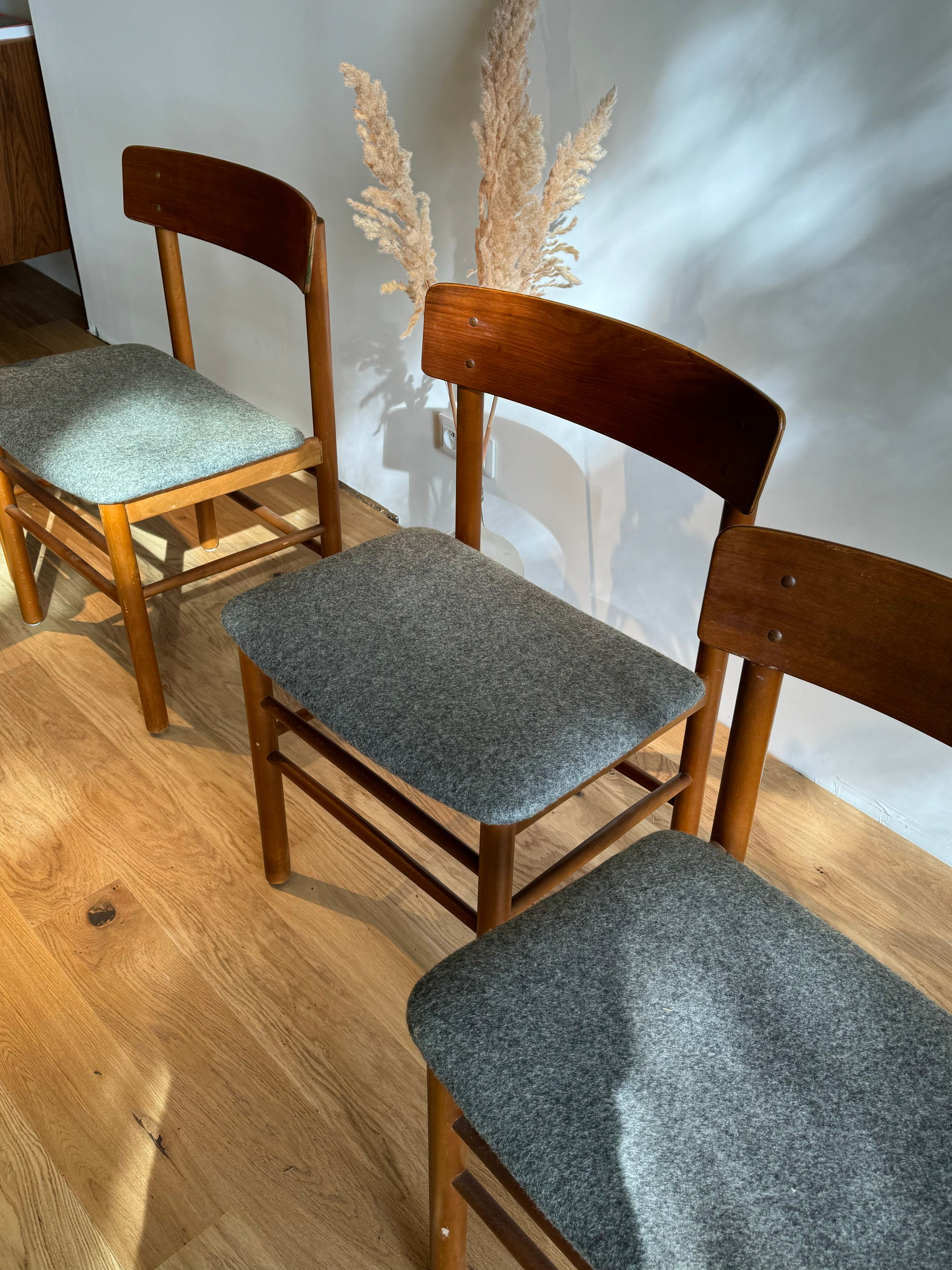 Chaise scandinave vintage en teck « Kirsa »