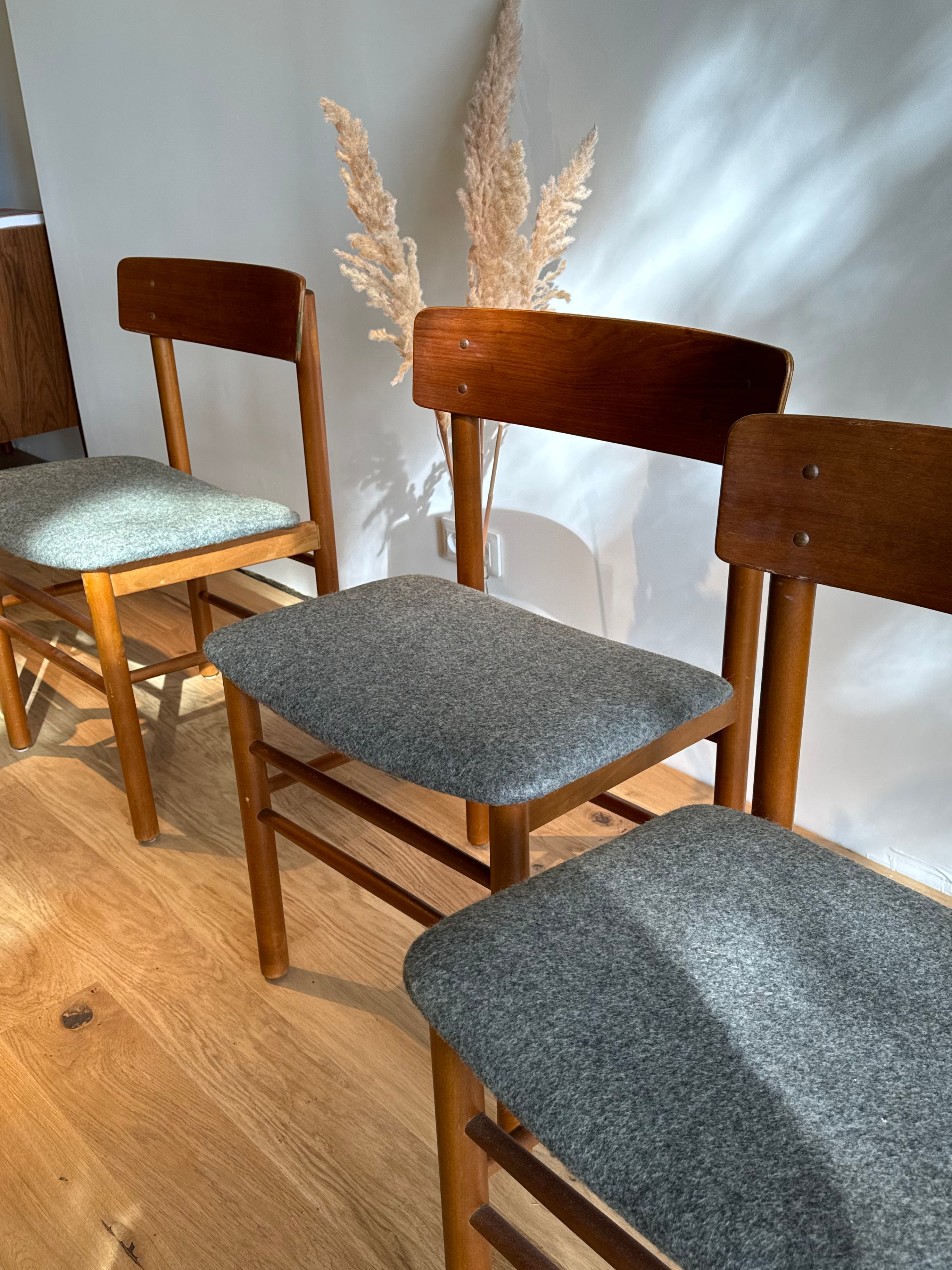 Chaise scandinave vintage en teck « Kirsa »