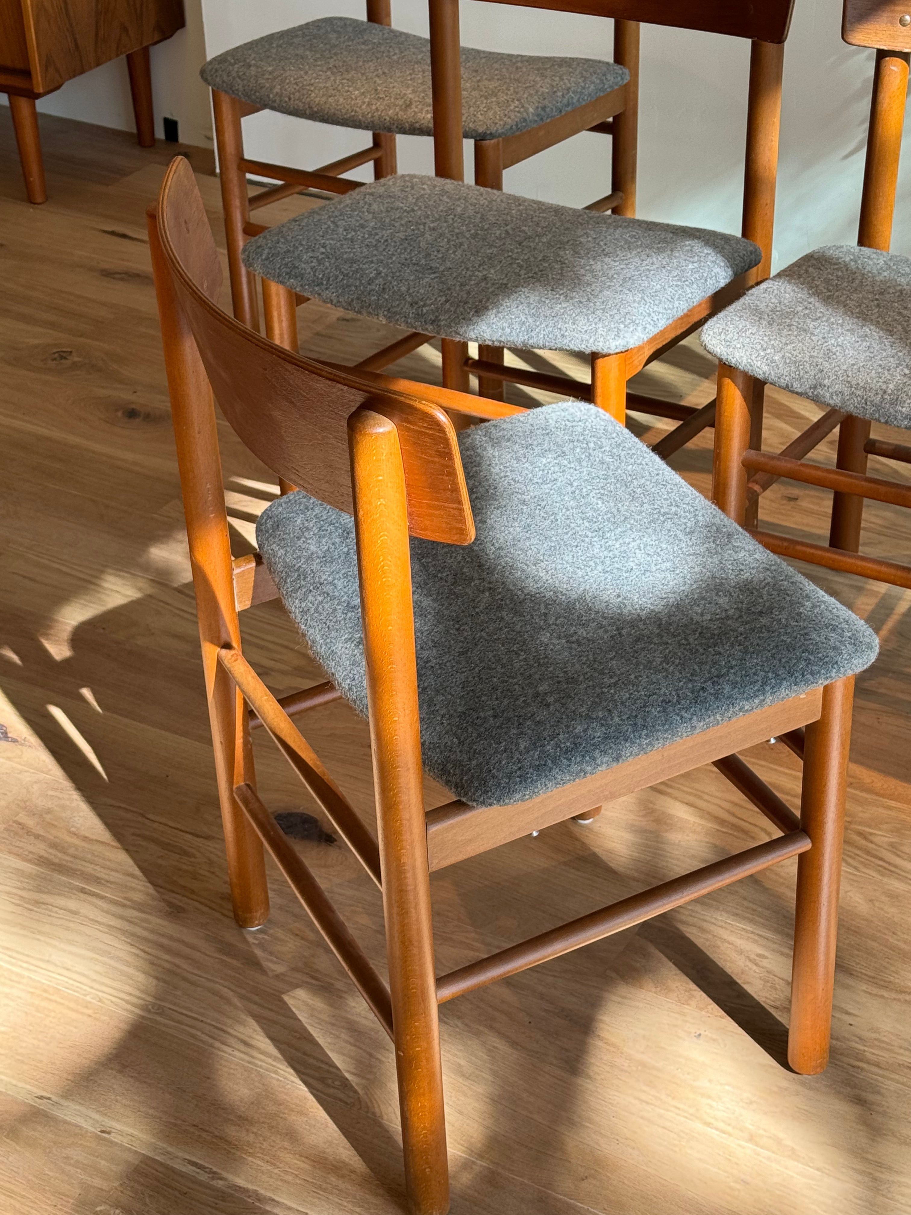 Chaise scandinave vintage en teck « Kirsa »