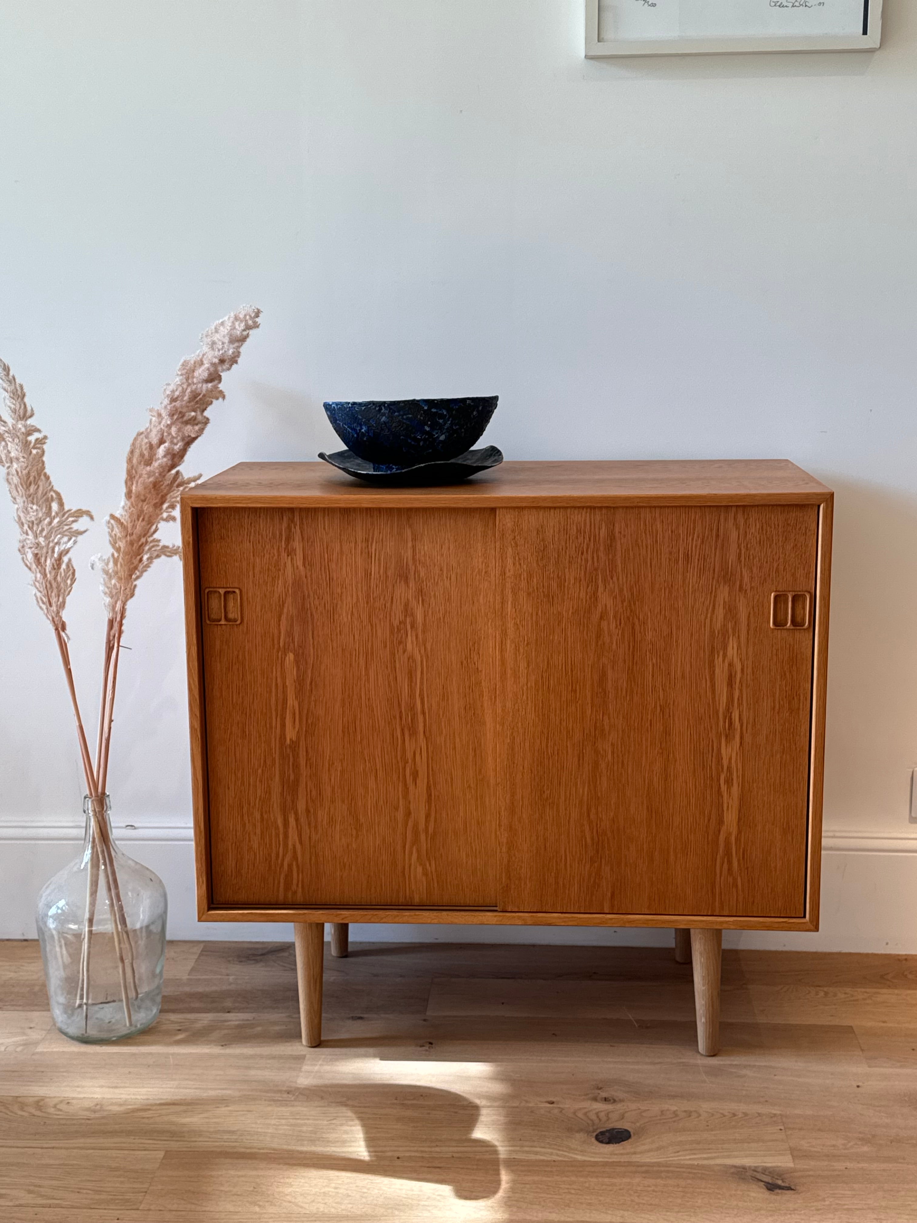 Enfilade scandinave vintage en chêne clair "Maja"