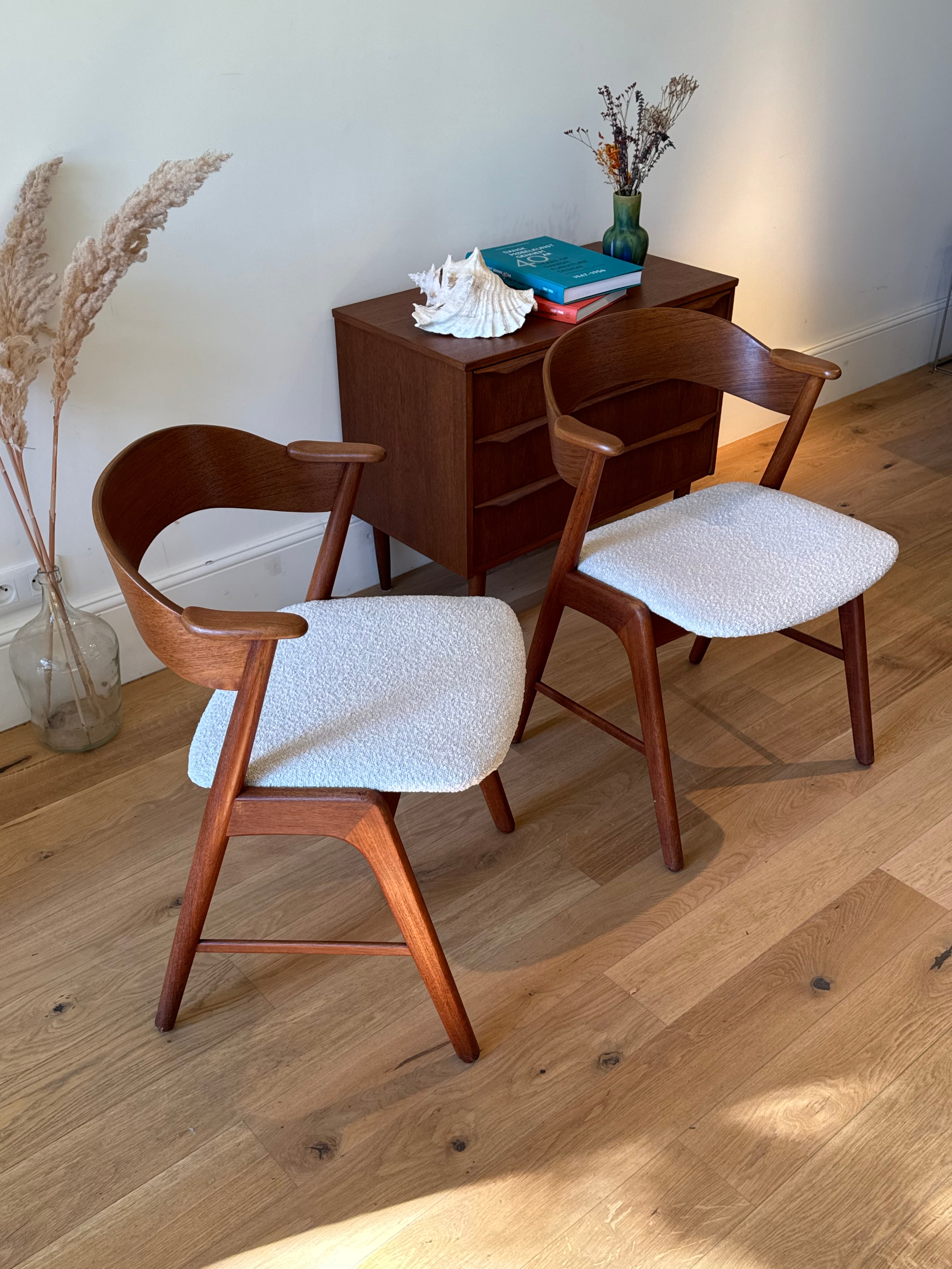 Paire de chaises scandinaves vintage KS21 – Korup Stolefabrik, Danemark, années 1960