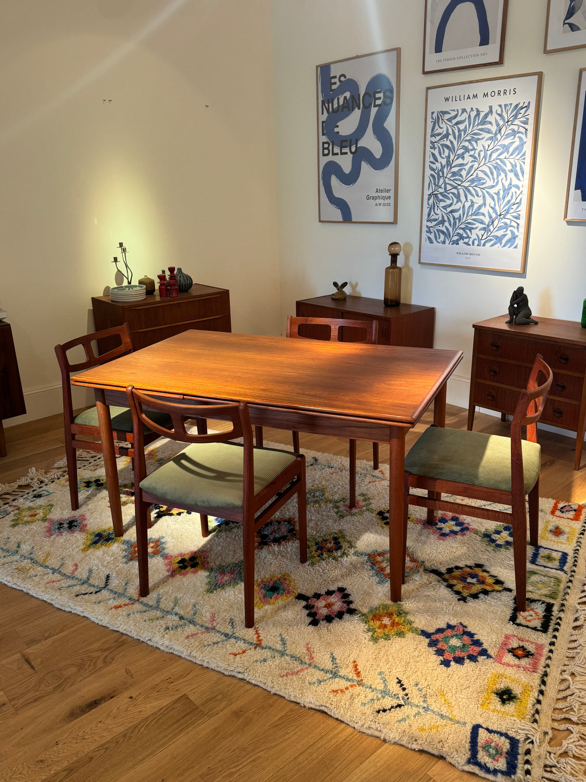 Chaises scandinaves vintage « Sigrid » en teck (4 ou 6 disponibles)