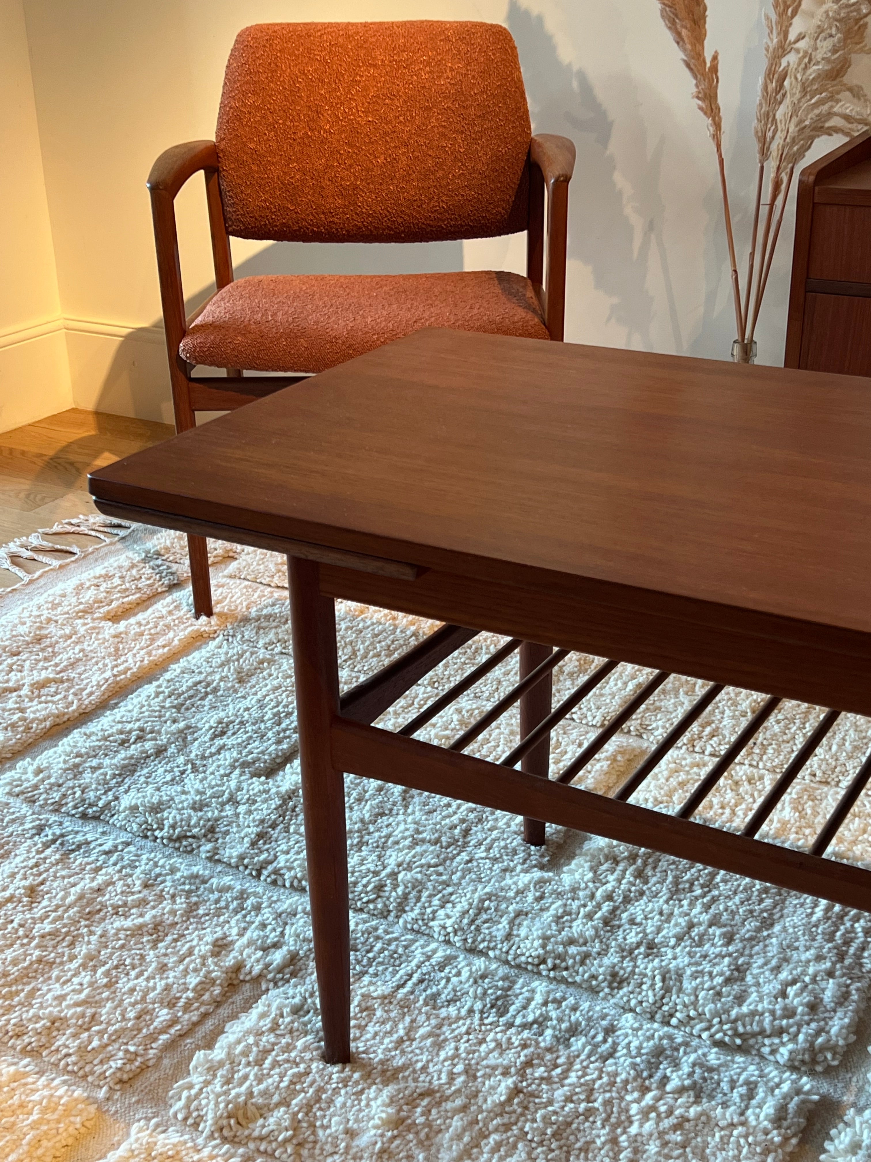 Table basse scandinave vintage extensible "Aya"