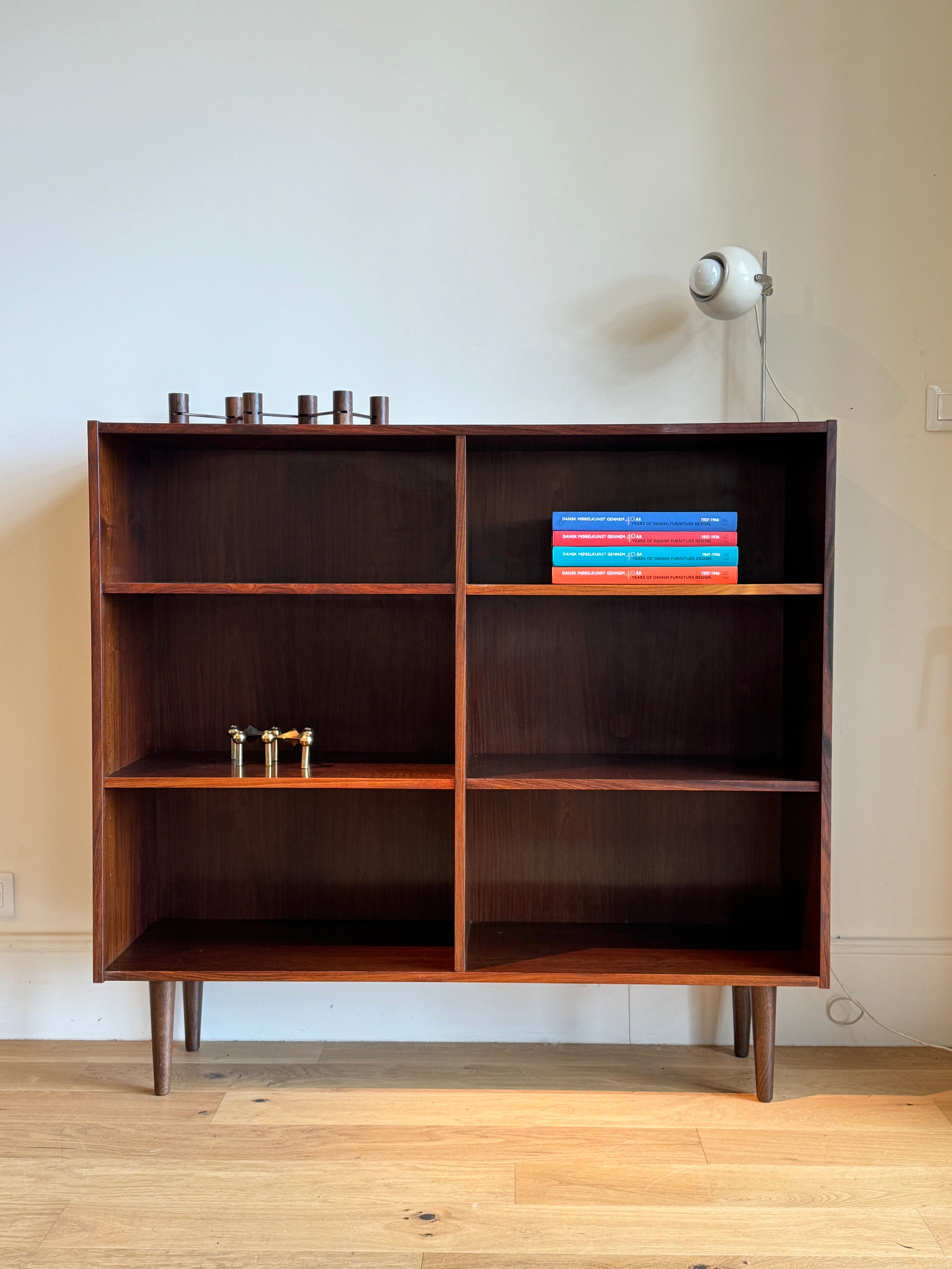 Bibliothèque scandinave vintage en palissandre "Alfred"