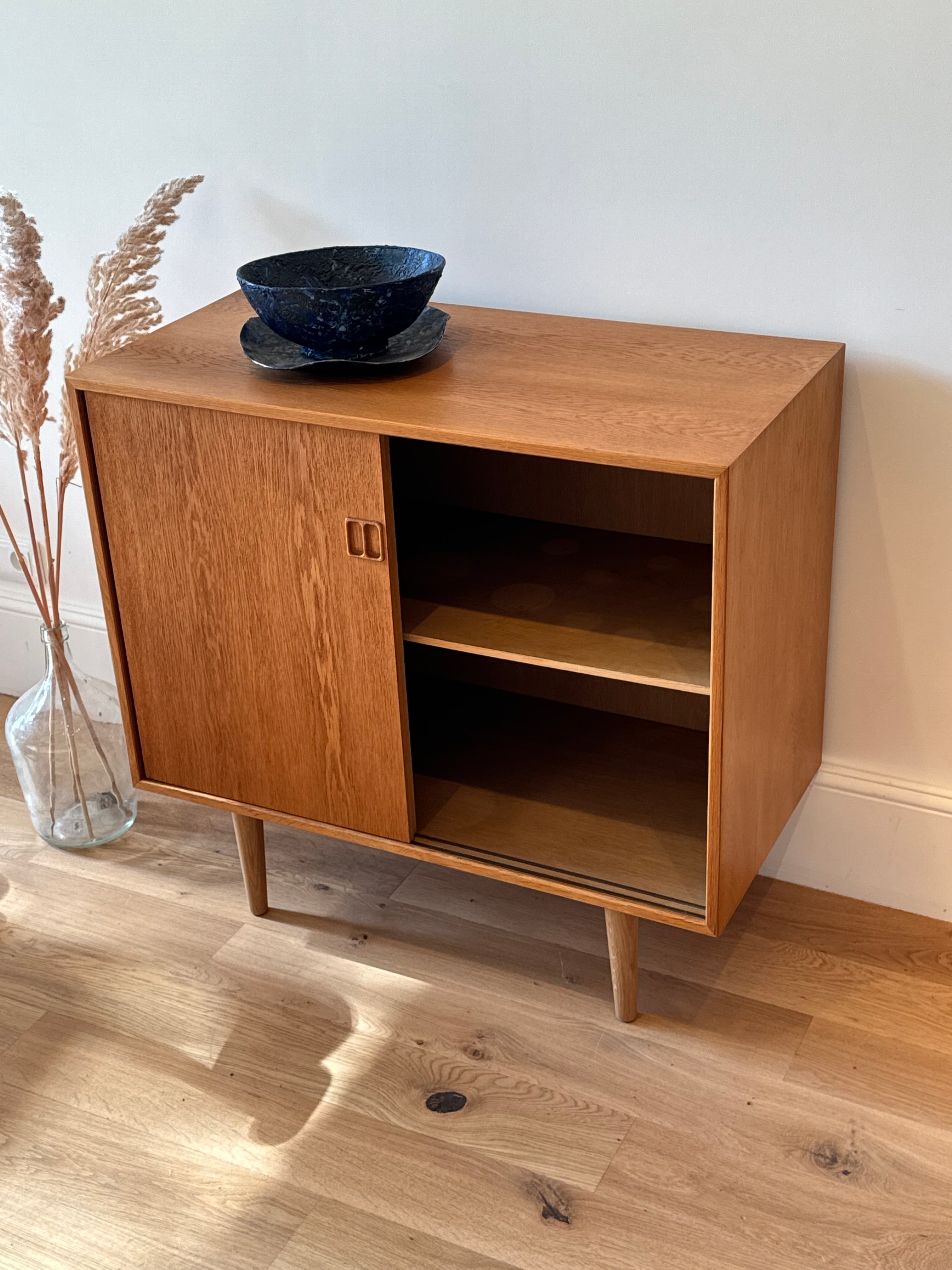 Enfilade scandinave vintage en chêne clair "Maja"