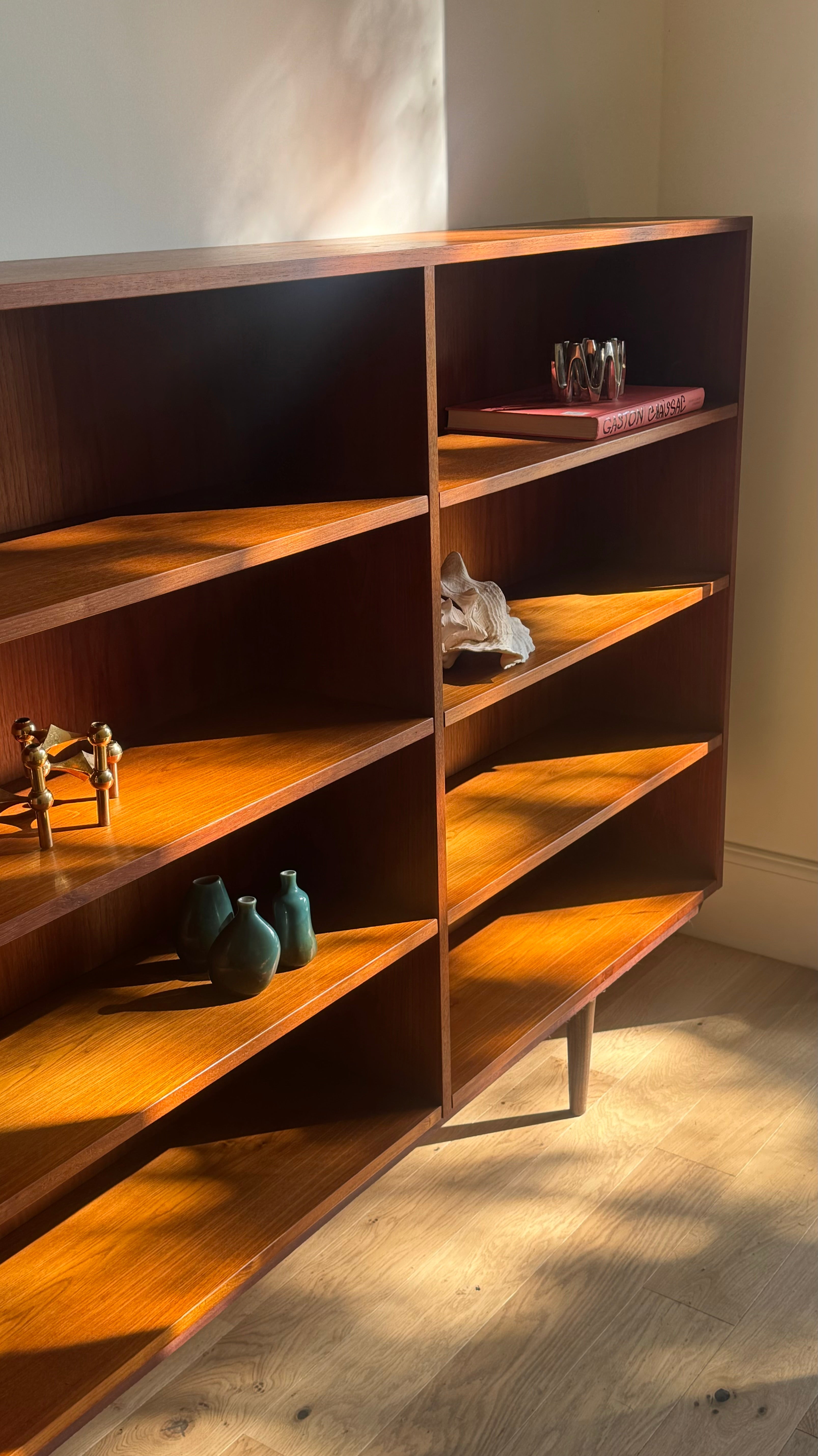 Bibliothèque scandinave vintage en teck « Marta »