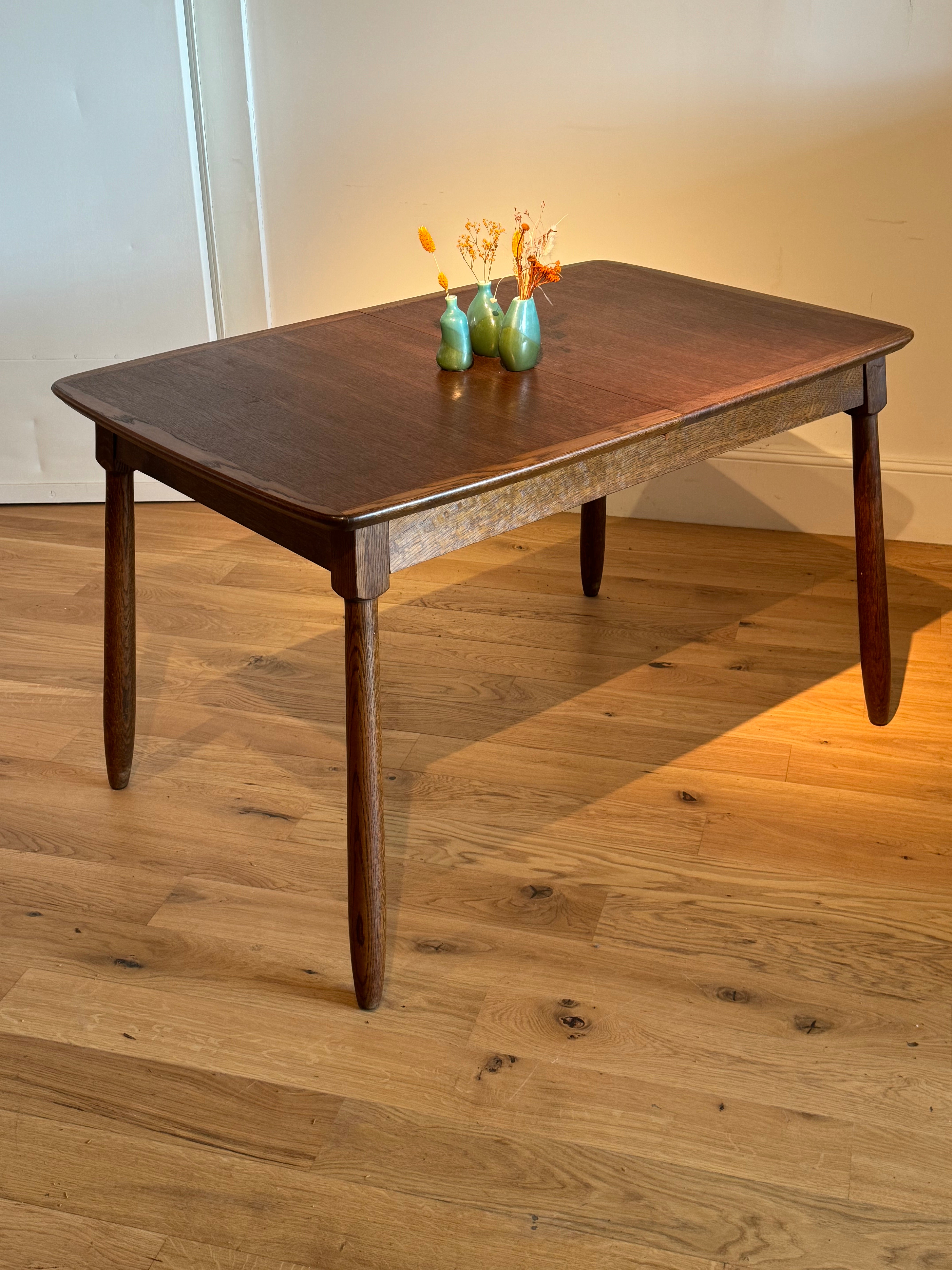 Table scandinave vintage en chêne « Mette »