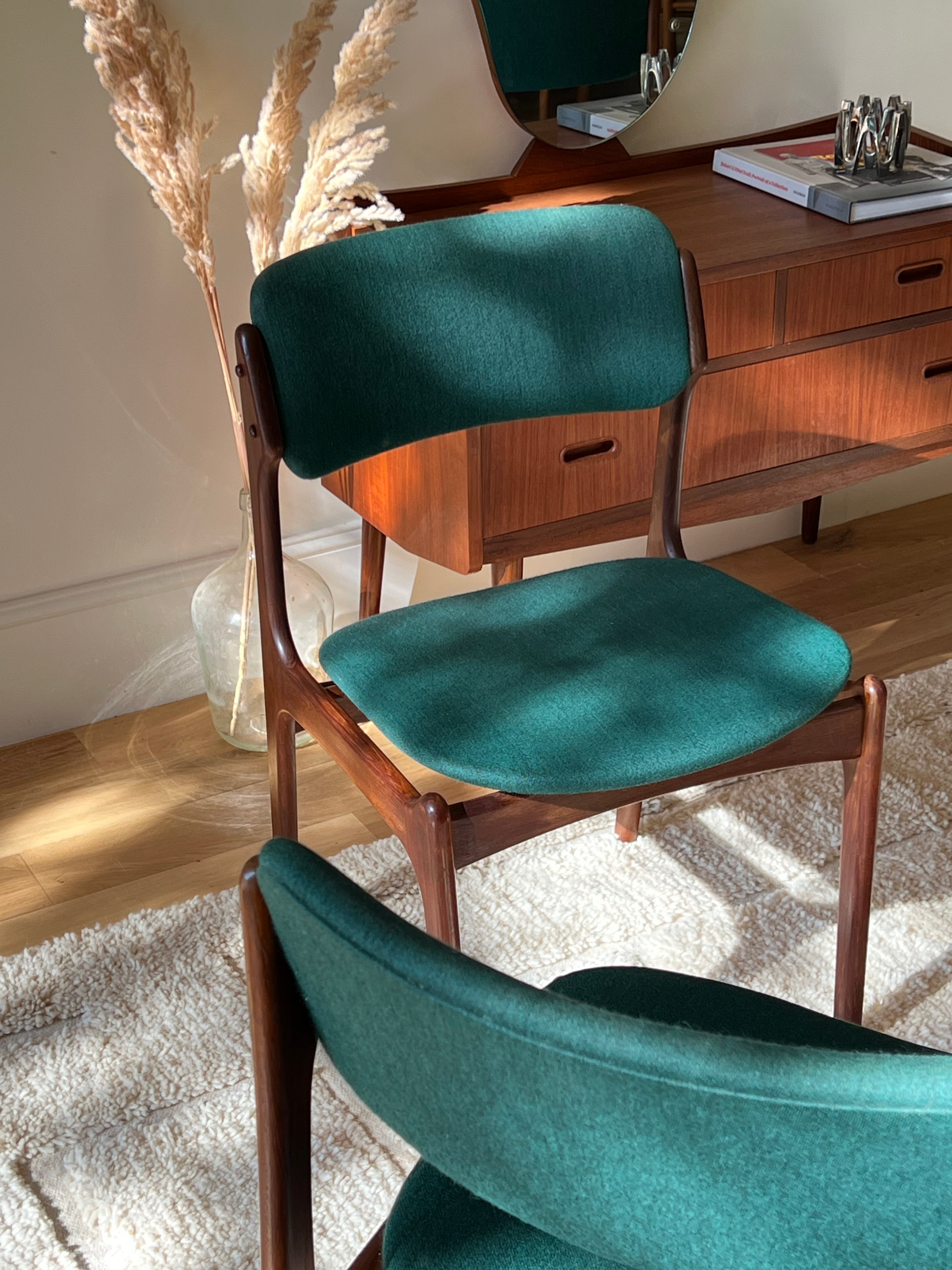 Pré-commande | Chaise scandinave vintage Erik Buch modèle 49 personnalisable