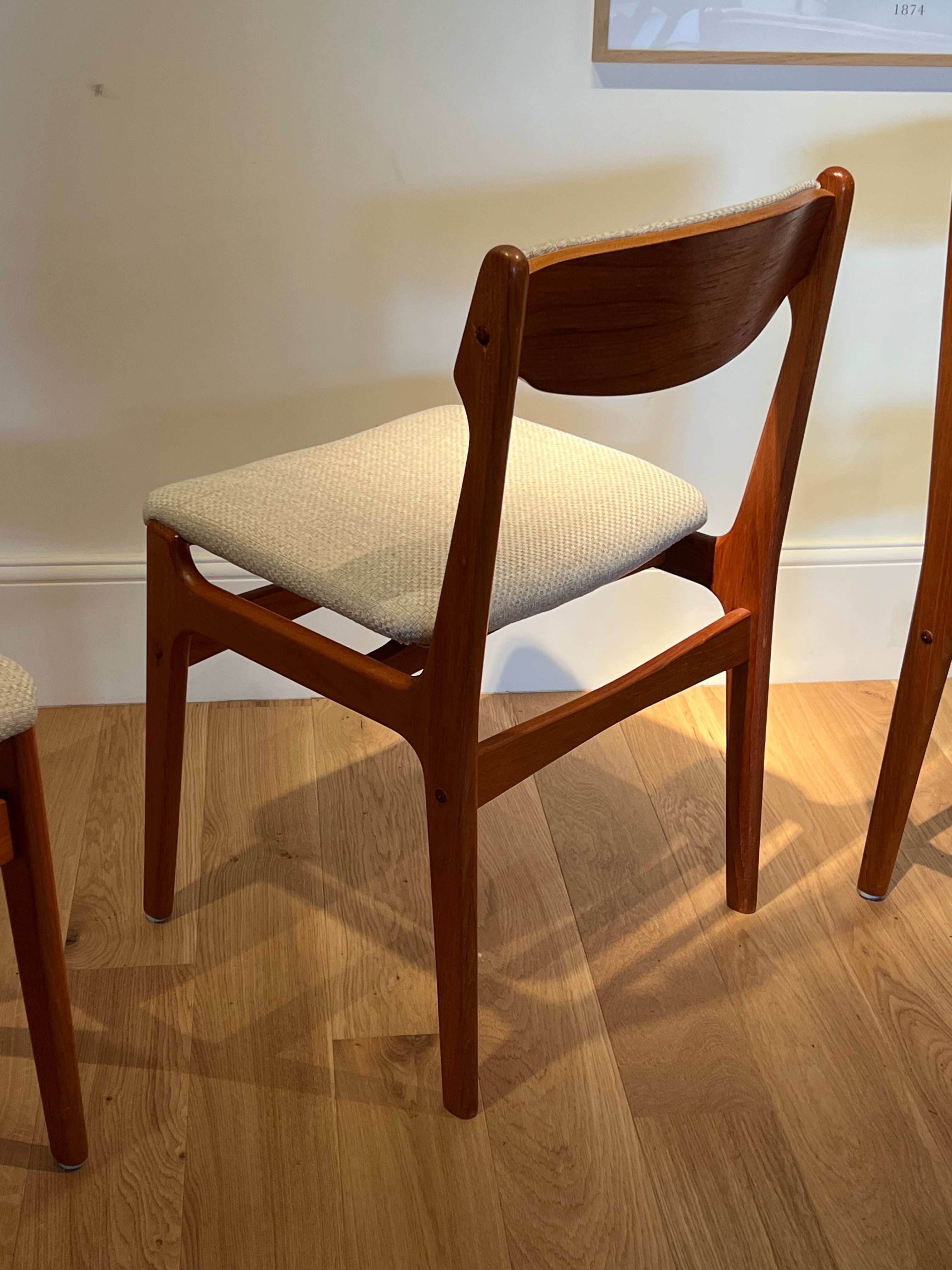 Chaise scandinave vintage en chêne « Irma » (2 disponibles)