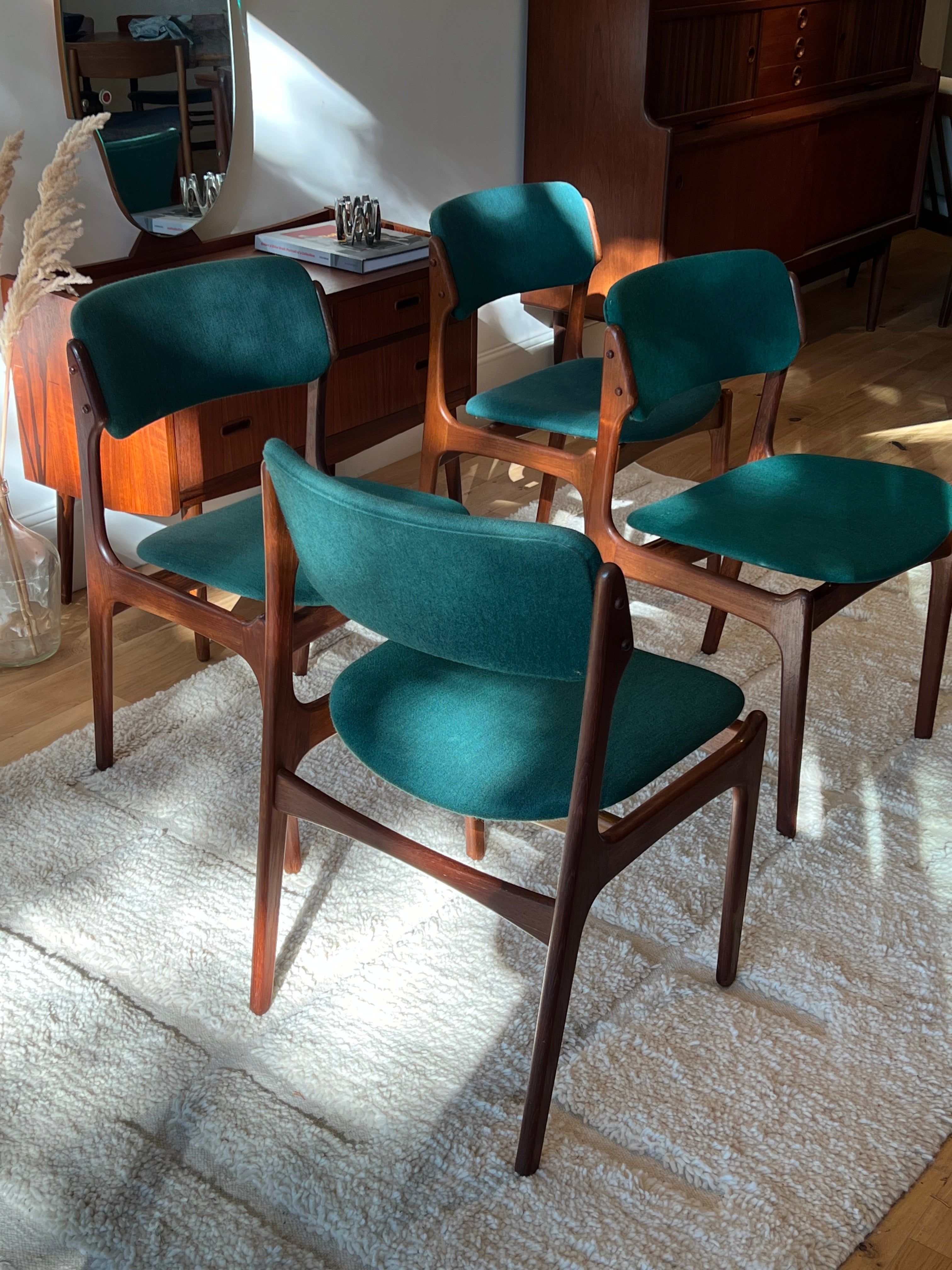 Pré-commande | Chaise scandinave vintage Erik Buch modèle 49 personnalisable
