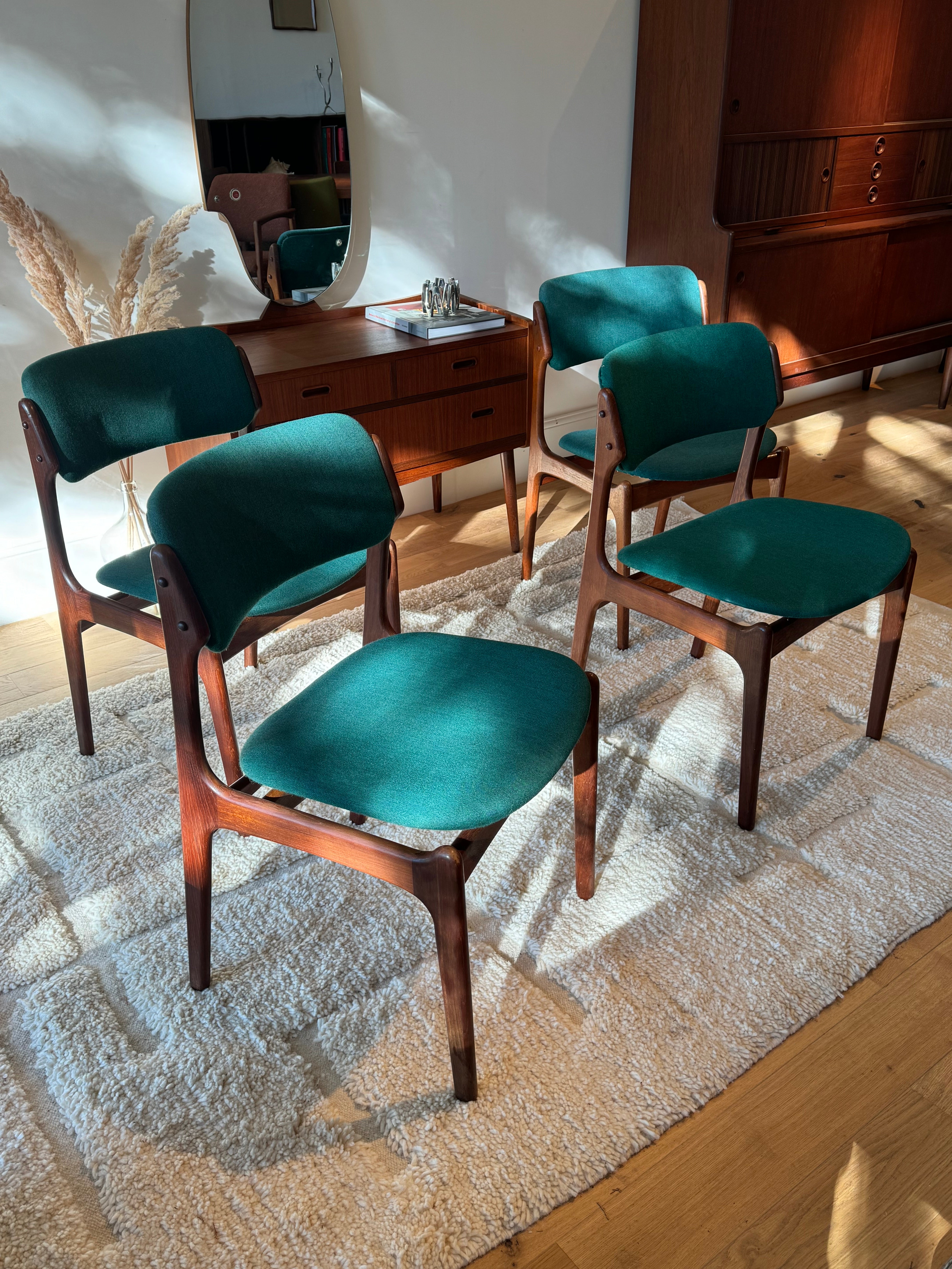 Pré-commande | Chaise scandinave vintage Erik Buch modèle 49 personnalisable