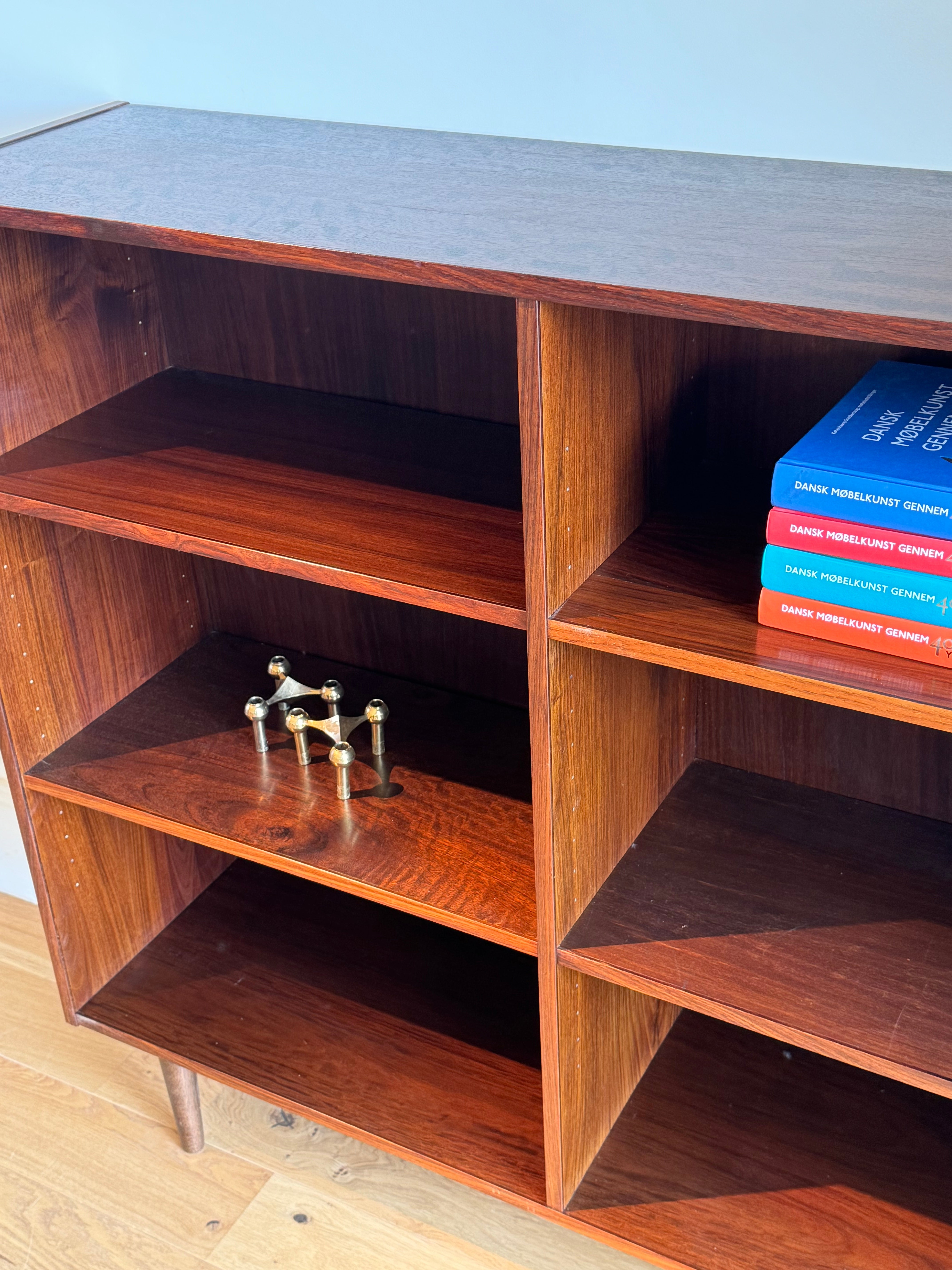 Bibliothèque scandinave vintage en palissandre "Alfred"