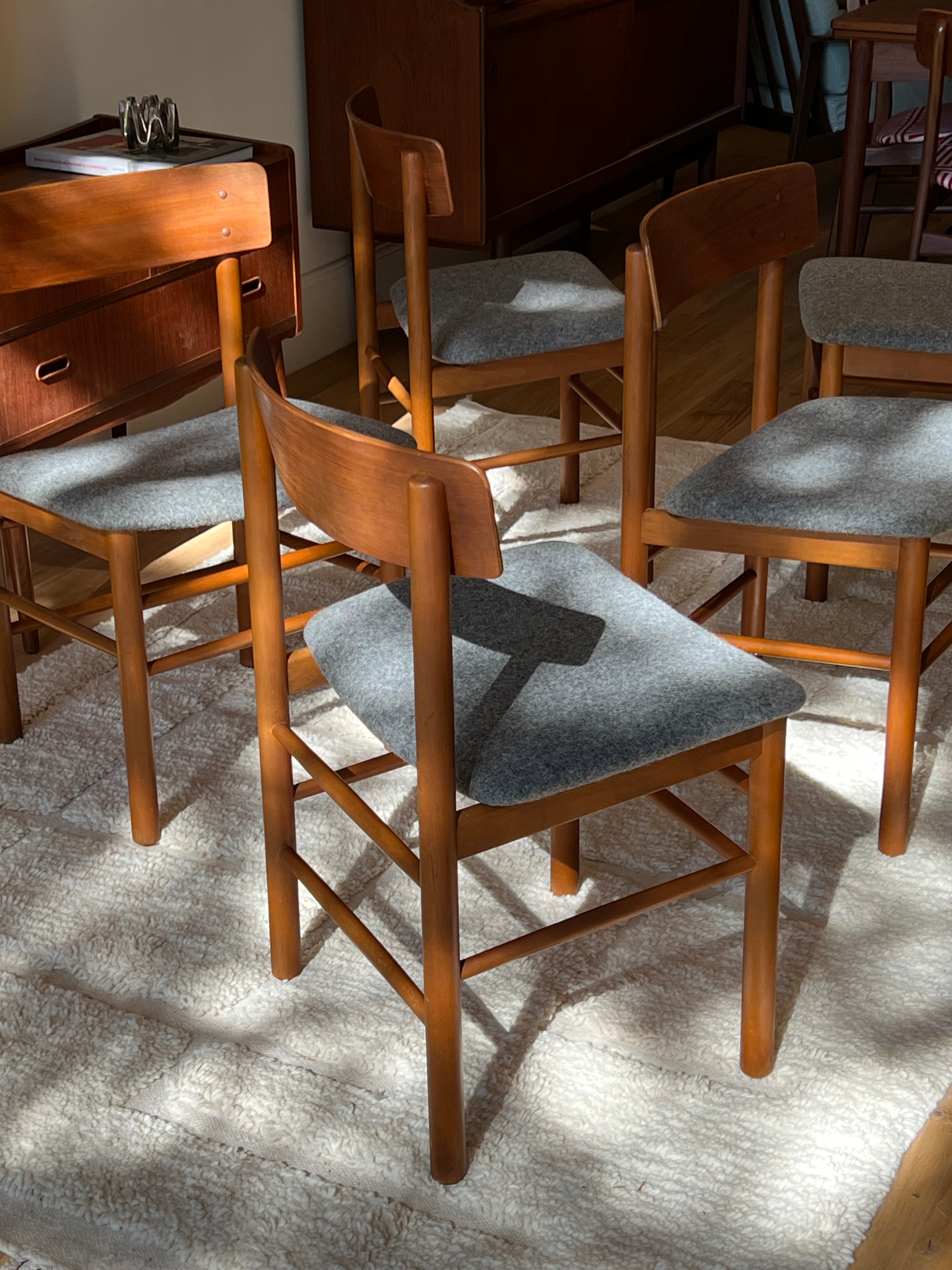 Chaise scandinave vintage en teck « Kirsa »