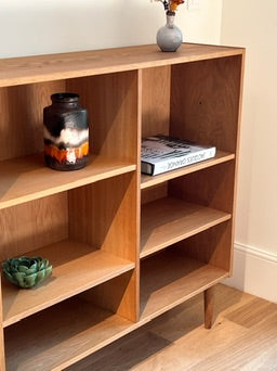 Bibliothèque scandinave vintage en chêne "Tara"