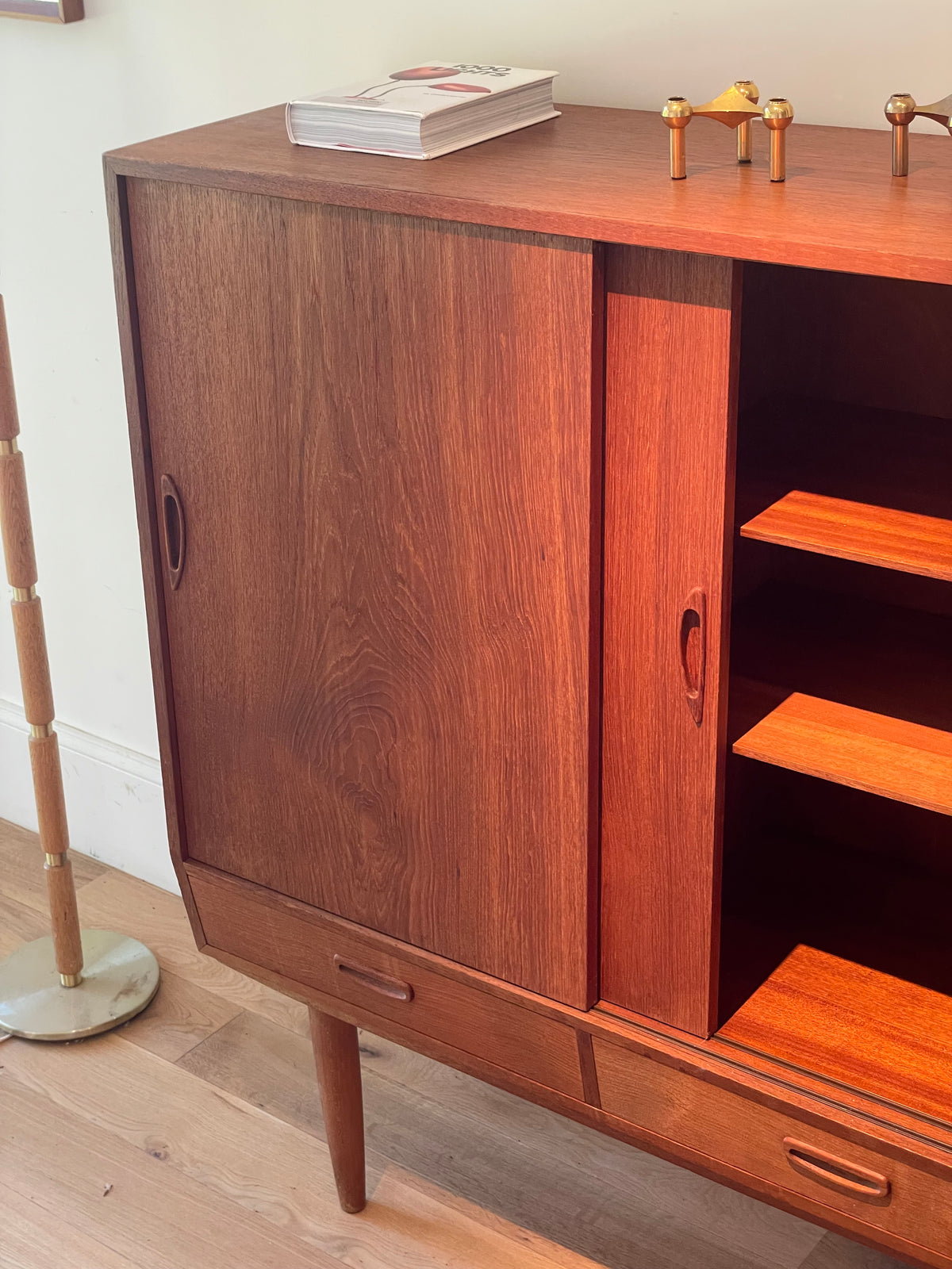 Buffet scandinave vintage en teck "Aksel"