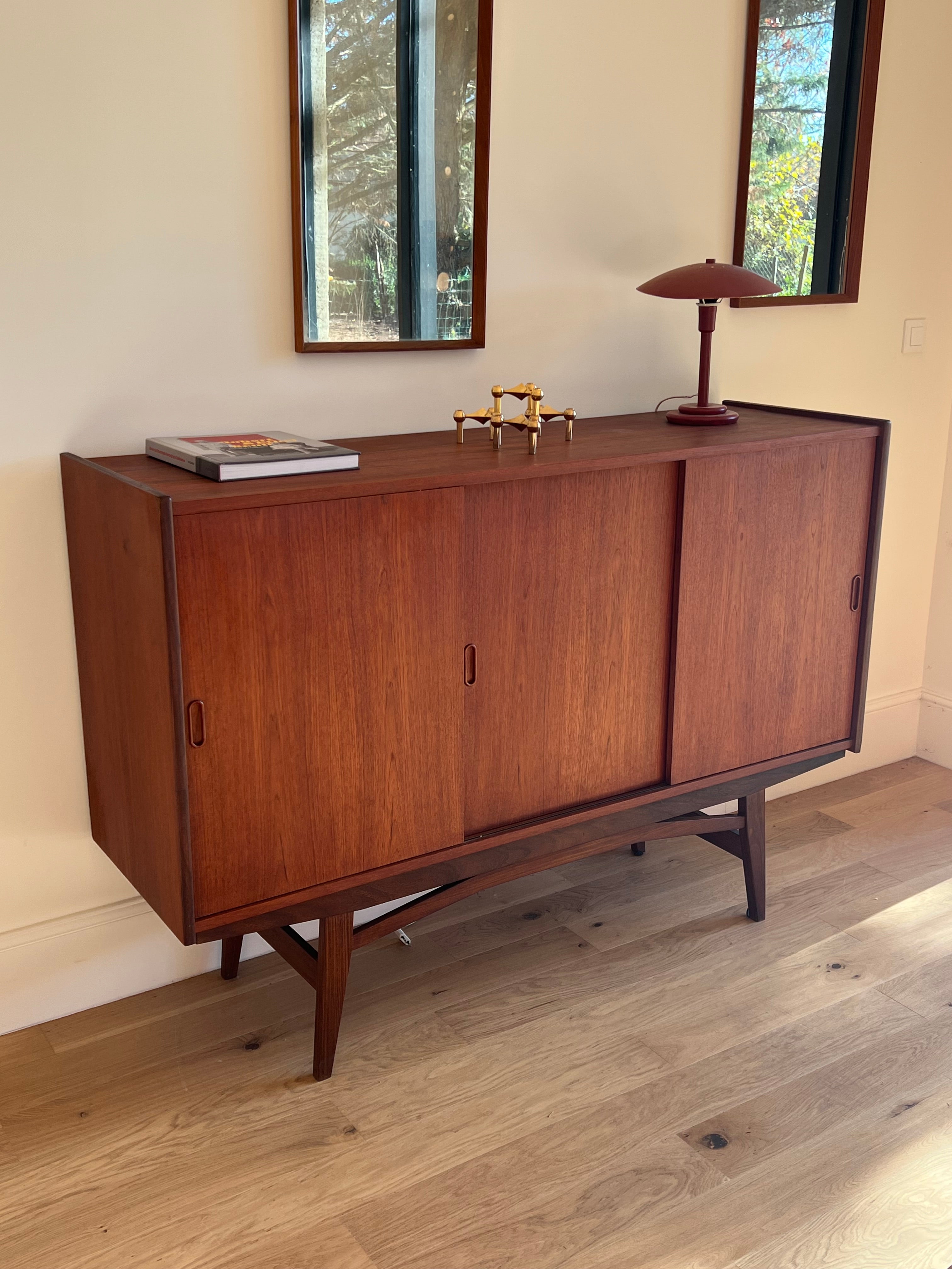 Enfilade scandinave vintage en teck "Bertil"