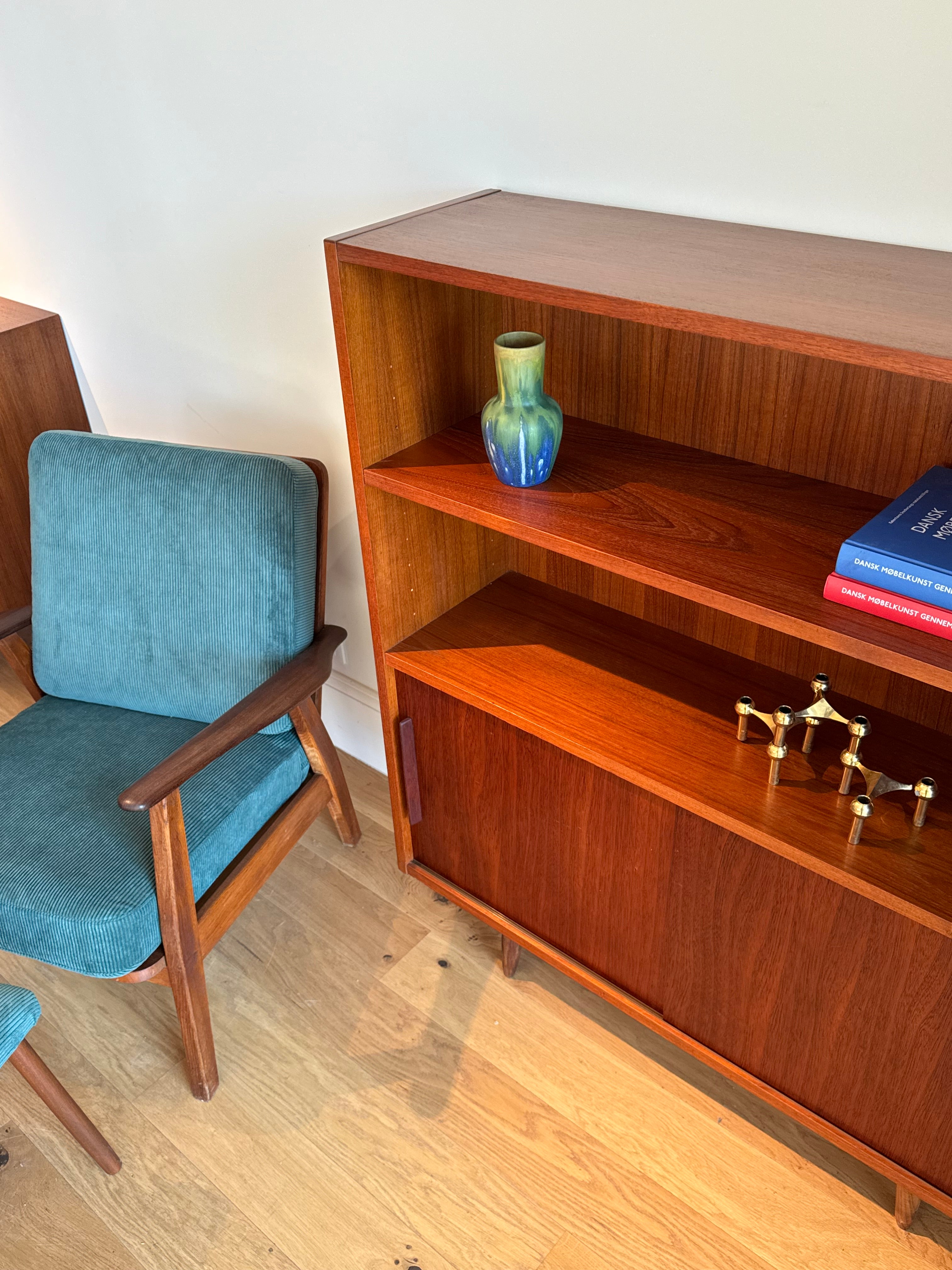 Bibliothèque scandinave vintage en teck "Mads"