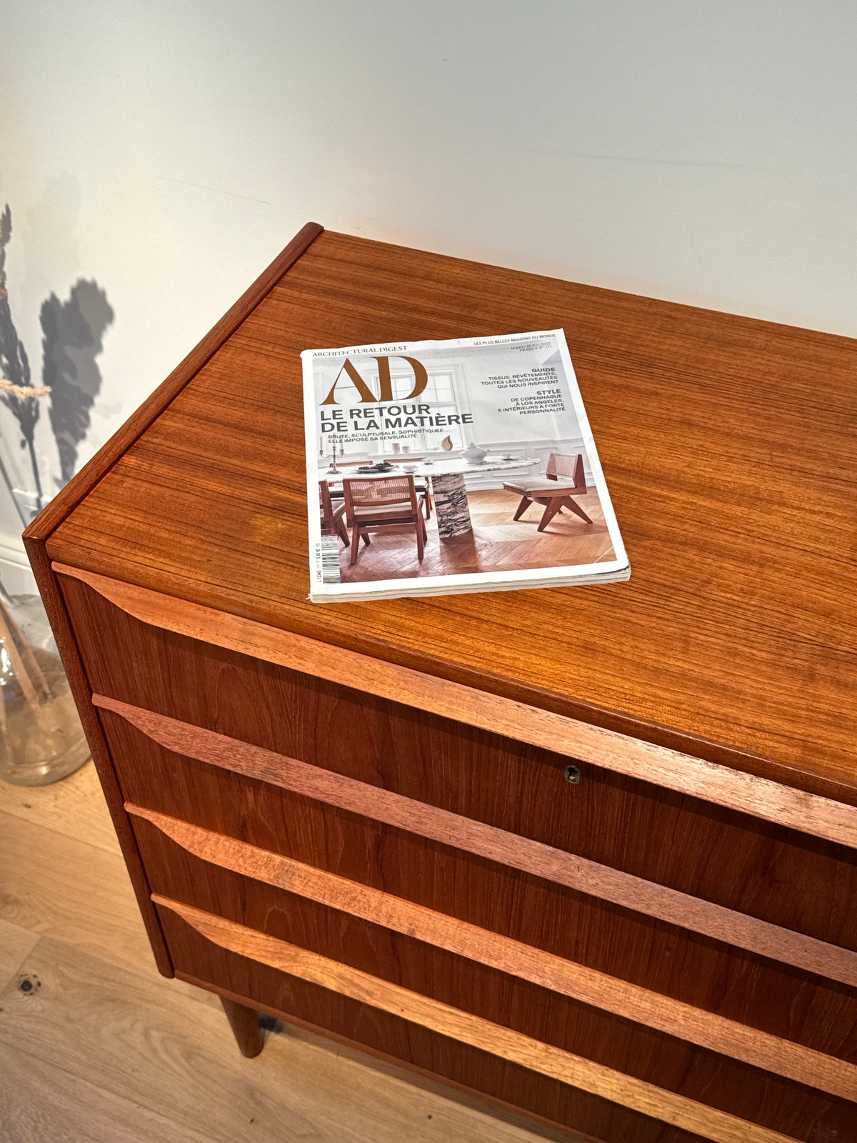Commode scandinave vintage en teck "Tage"