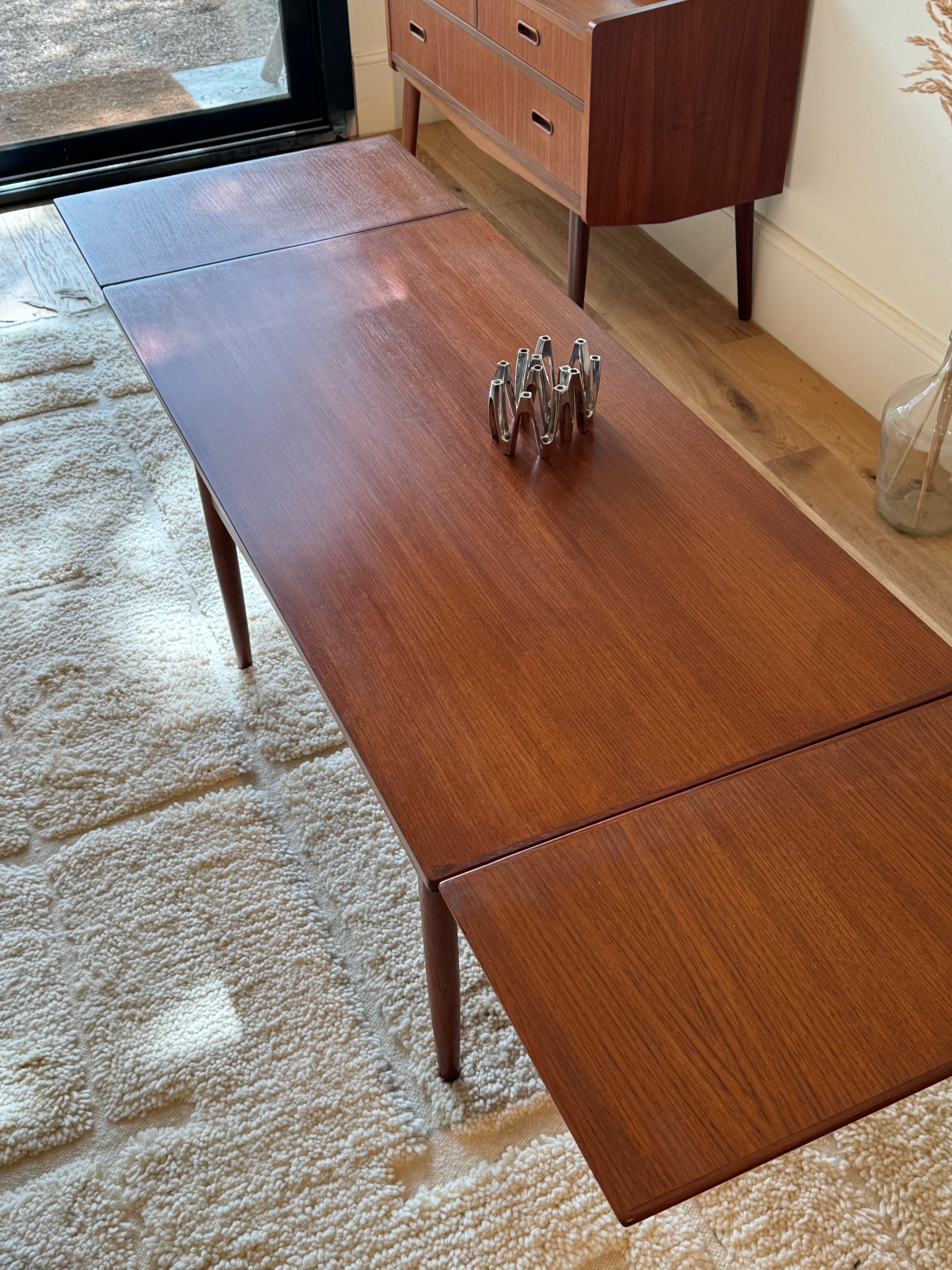 Table basse scandinave vintage extensible "Aya"