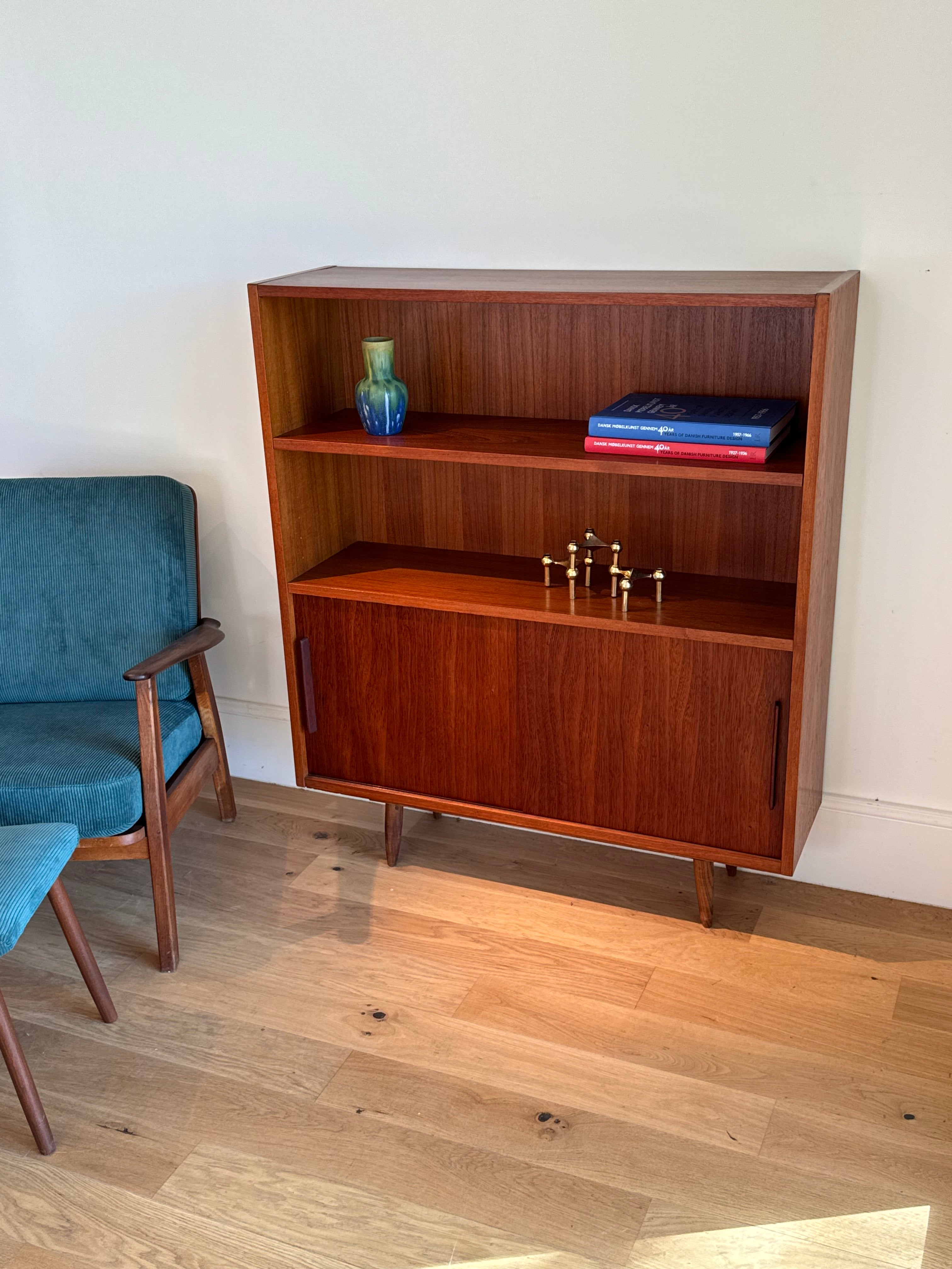 Bibliothèque scandinave vintage en teck "Mads"