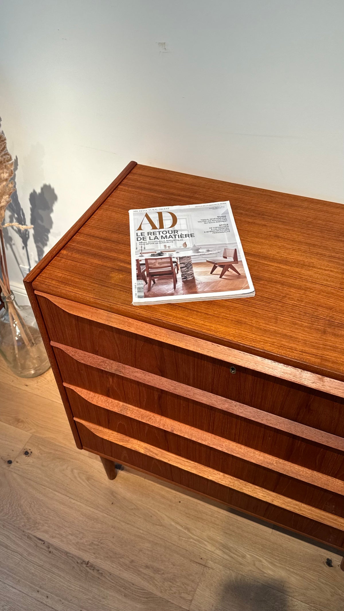 Commode scandinave vintage en teck "Tage"