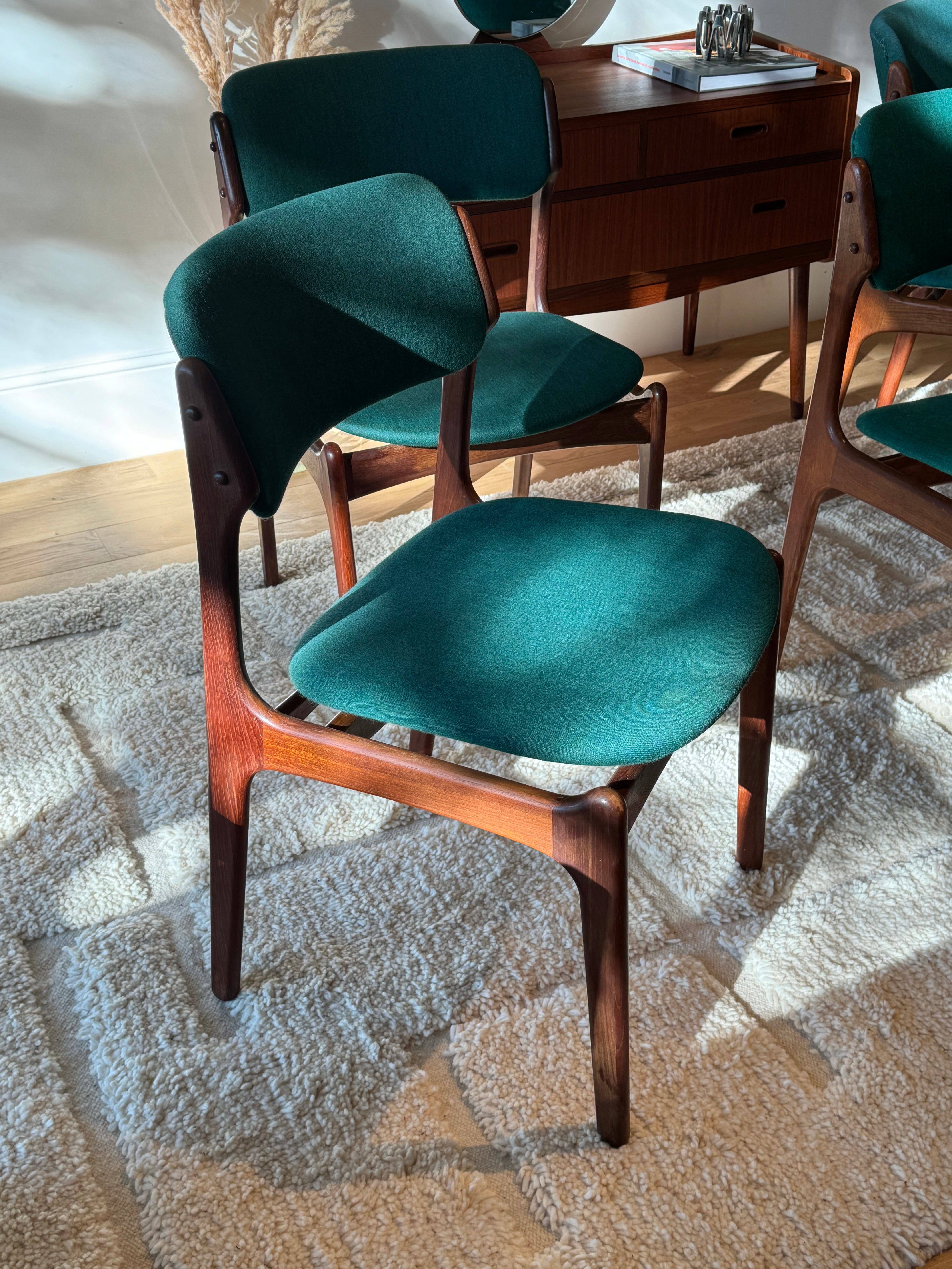 Pré-commande | Chaise scandinave vintage Erik Buch modèle 49 personnalisable