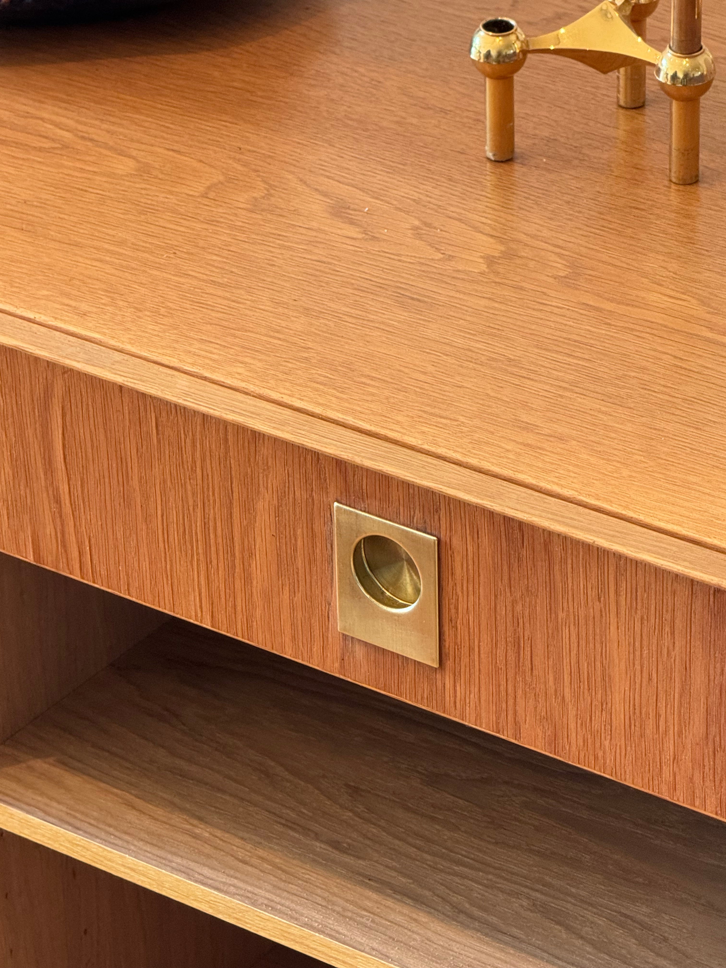 Enfilade scandinave vintage en chêne "Stina"