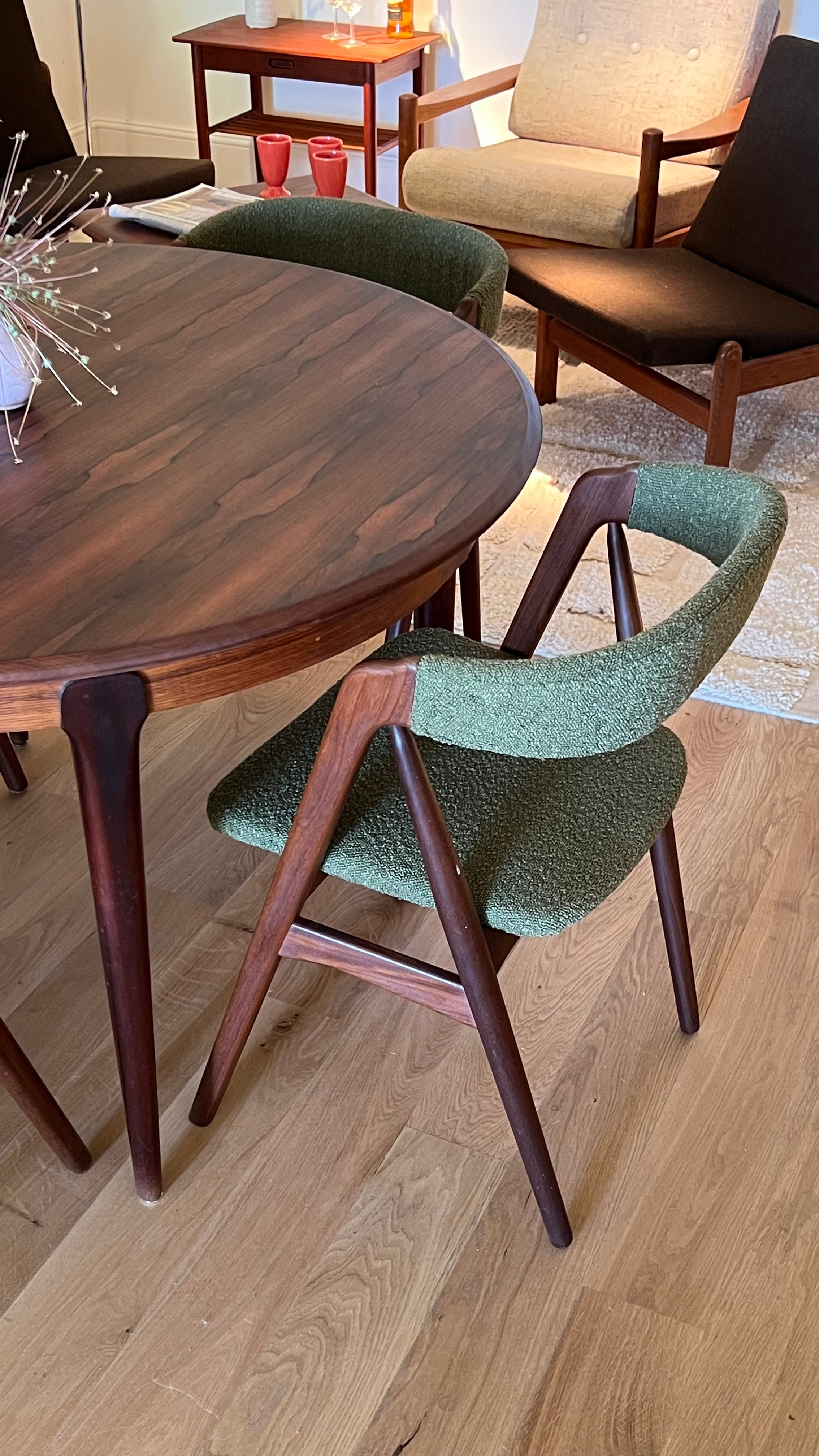 Pré-Commande | Chaise scandinave vintage modèle 205 « Christina » personnalisable, par T. Harlev pour Farstrup Møbler