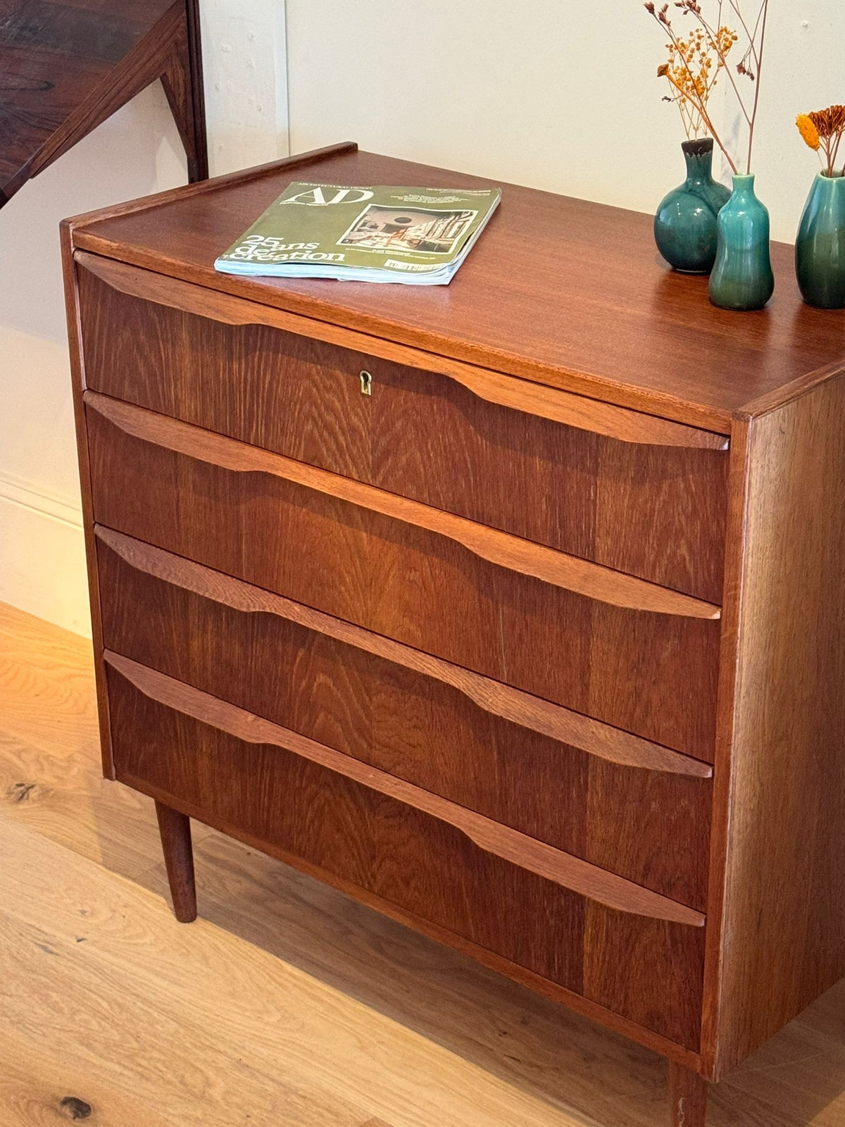Commode scandinave vintage en teck "Carl"