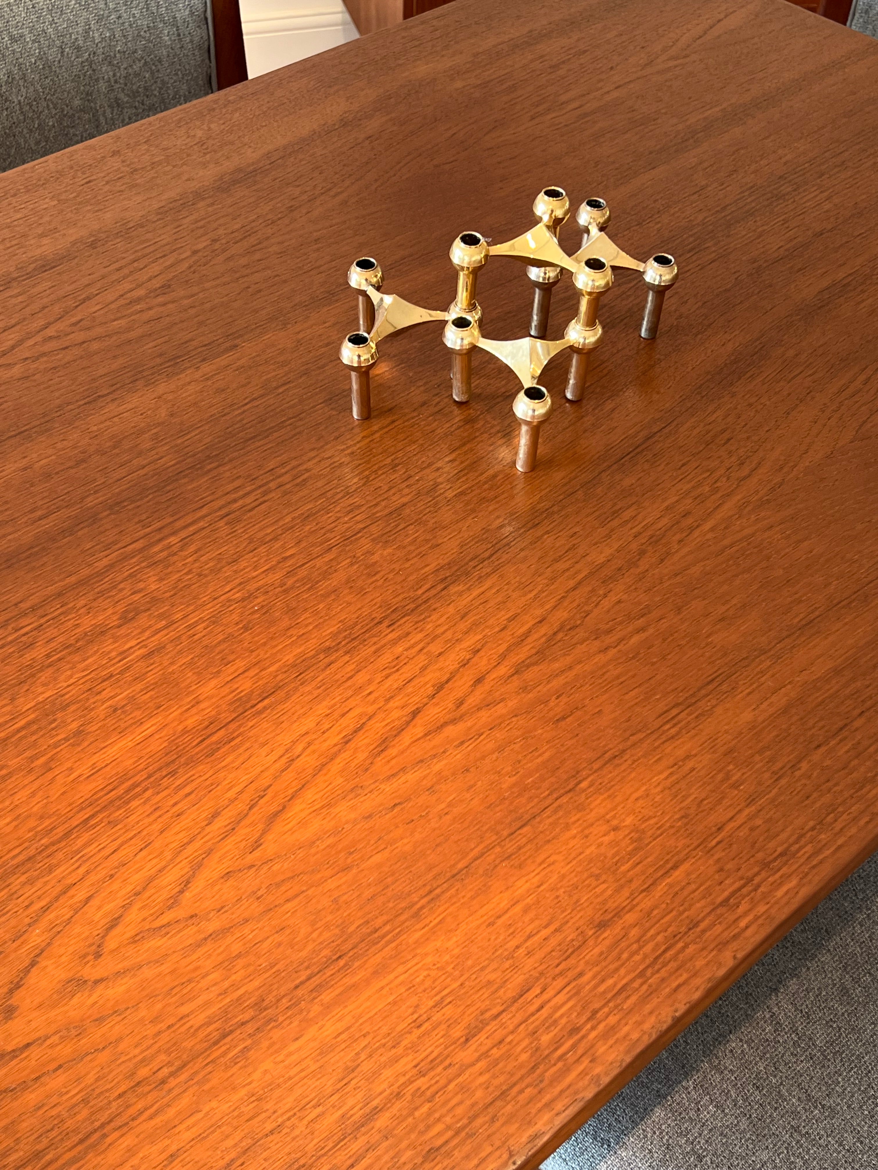 Table de salle à manger vintage scandinave en teck "Annika"