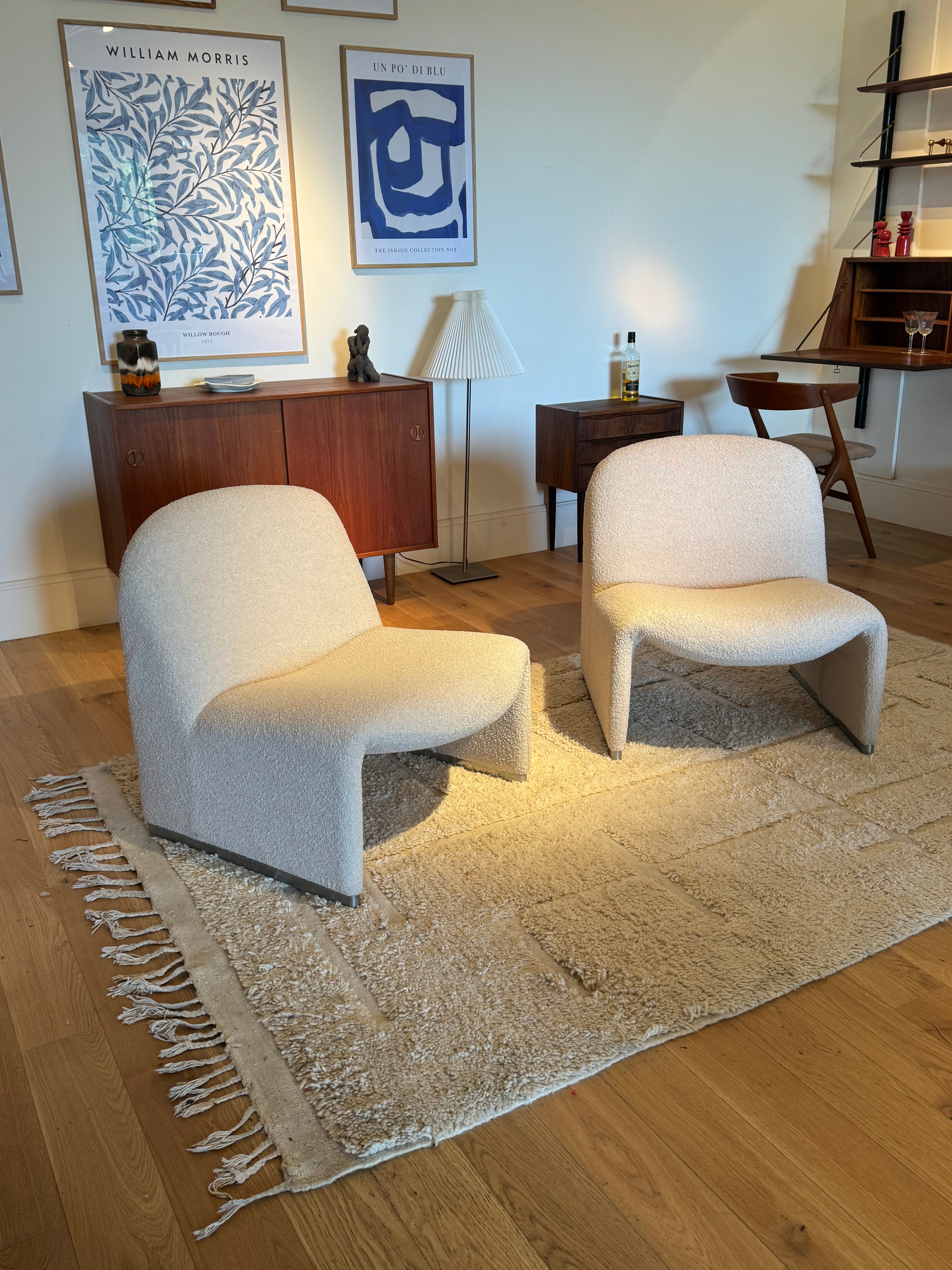 Paire de fauteuils design vintage Alky de Giancarlo Piretti pour Castelli